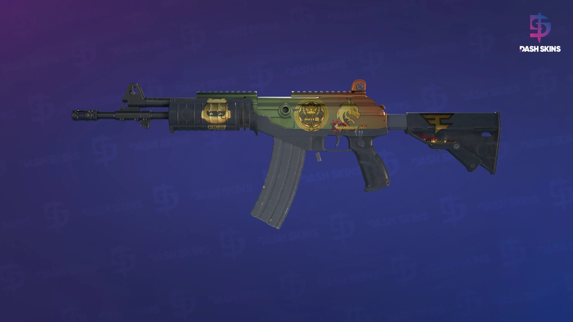 Souvenir Galil AR | Amber Fade (Factory New) Screenshot Playside
