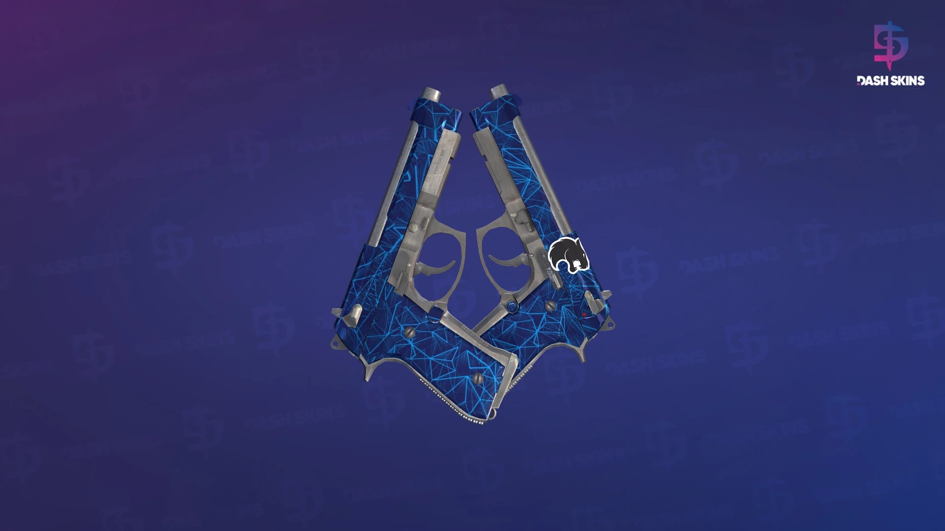 Dual Berettas | Cobalt Quartz (Factory New) Screenshot Playside