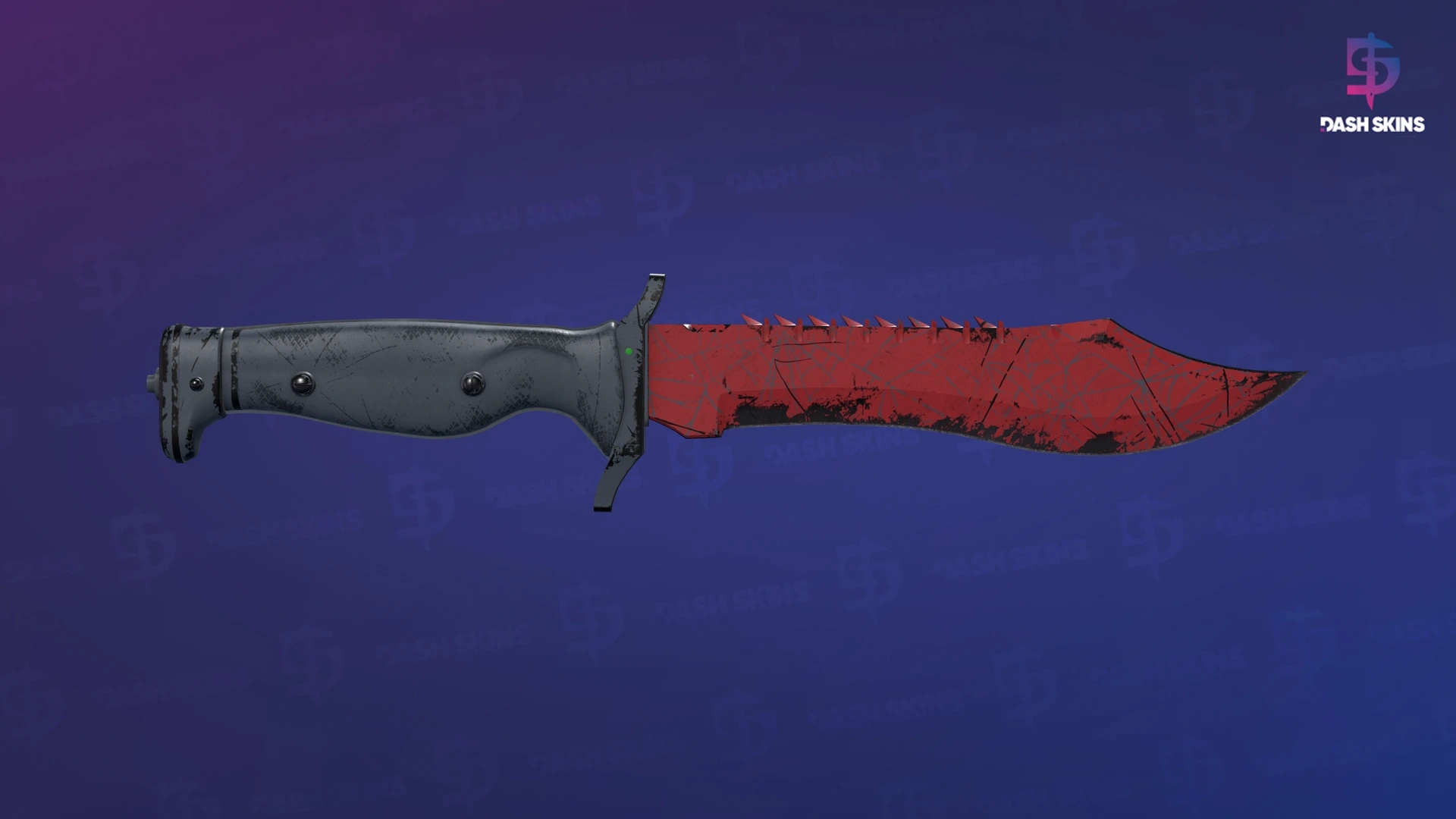 ★ Bowie Knife | Crimson Web (Well-Worn) Screenshot Playside