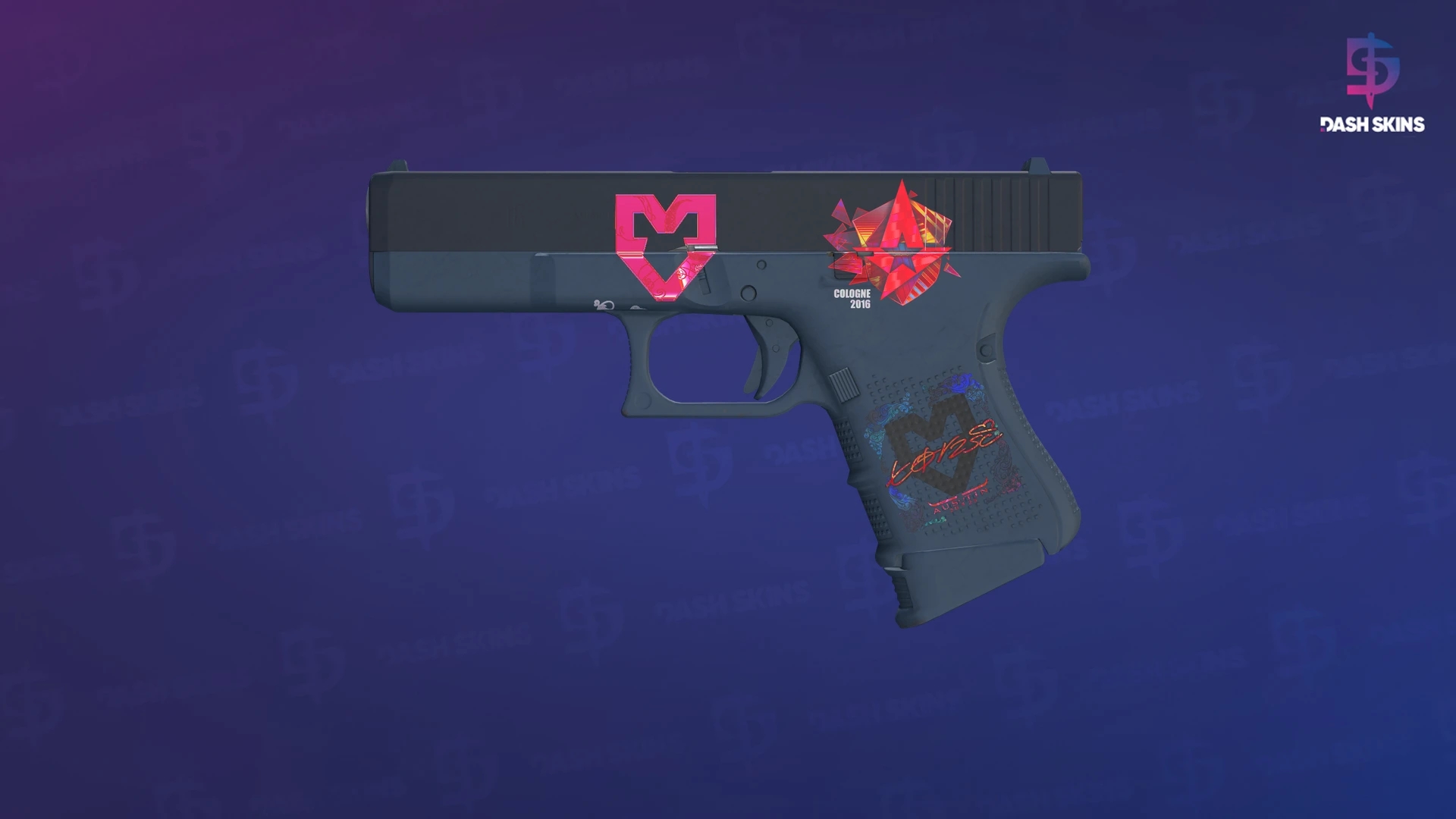 Glock-18 | Night (Minimal Wear) Screenshot Playside