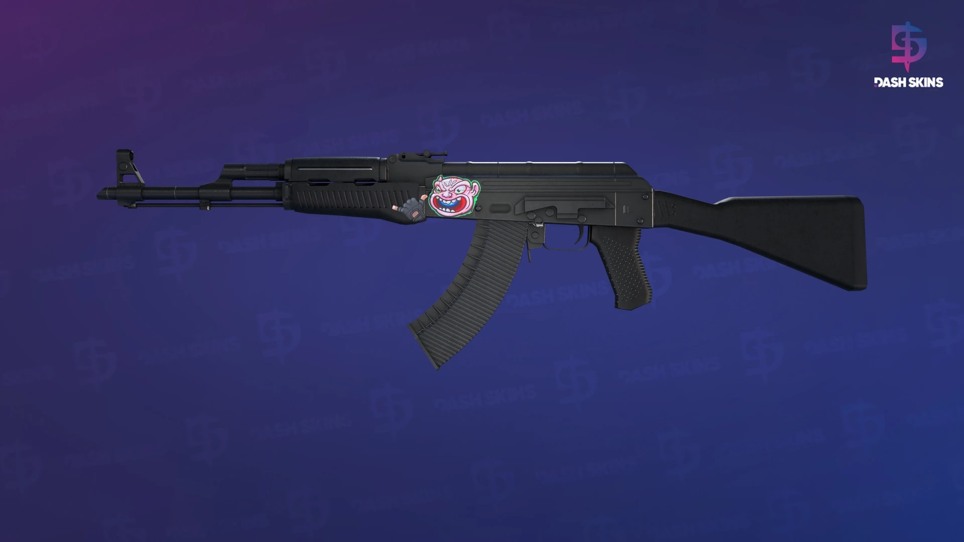 AK-47 | Slate (Well-Worn) Screenshot Playside