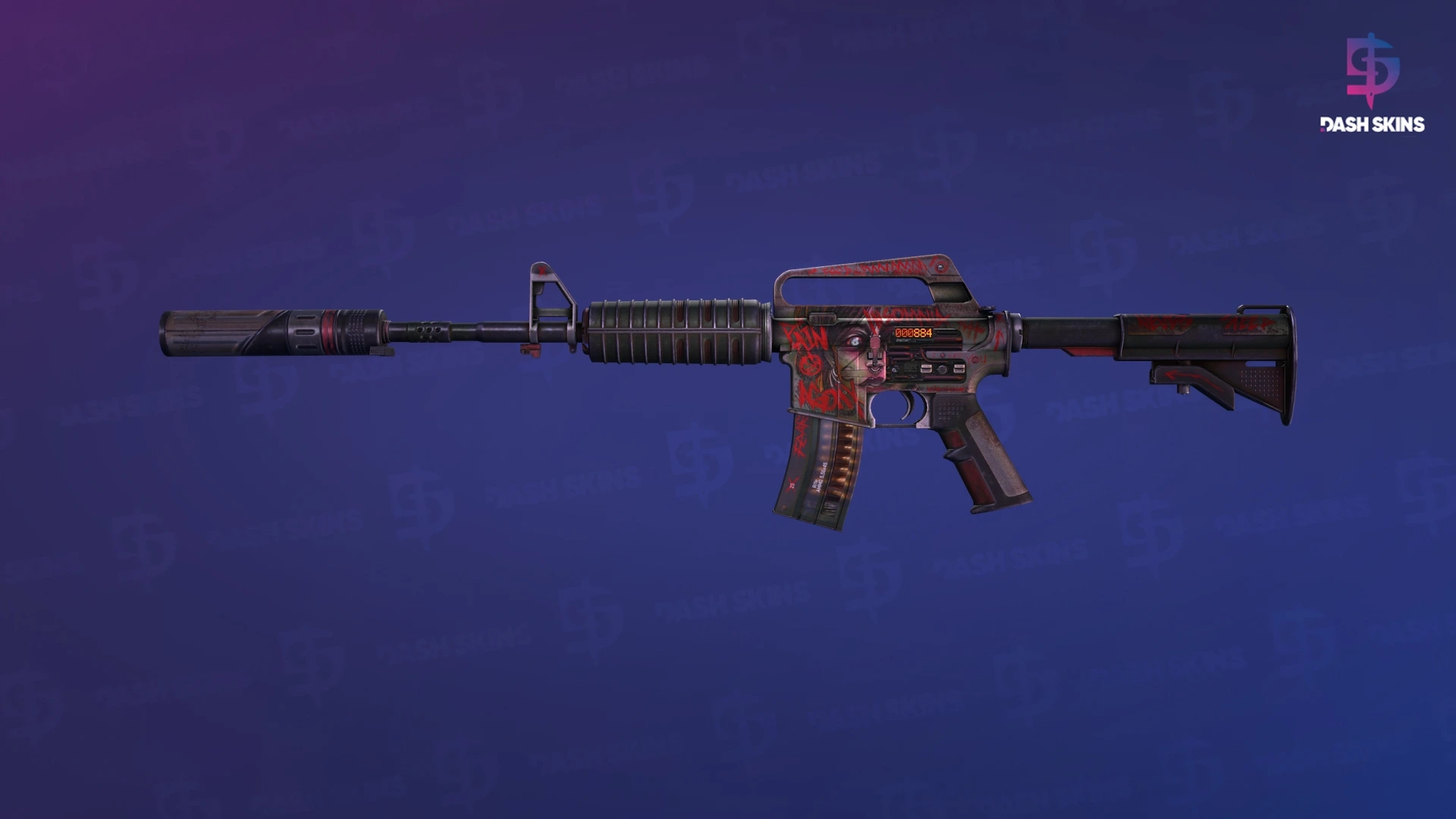 StatTrak™ M4A1-S | Night Terror (Field-Tested) Screenshot Playside