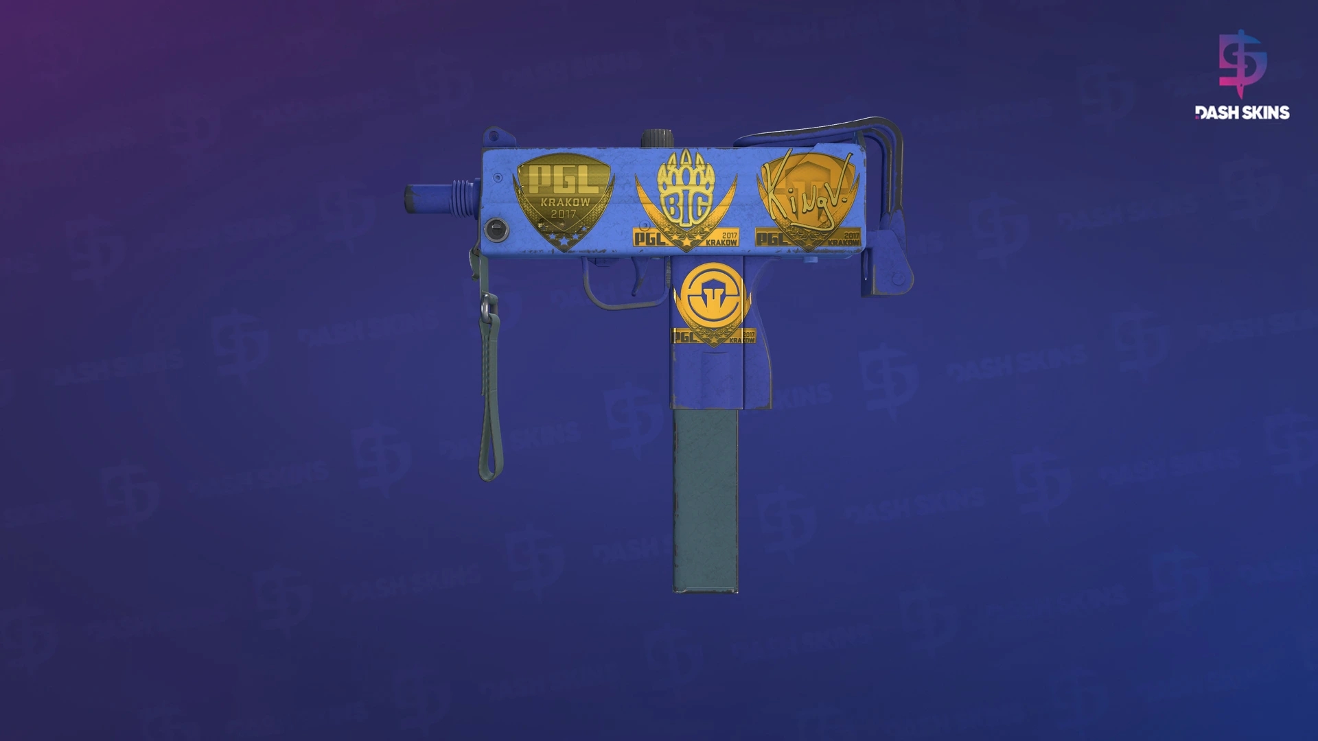 Souvenir MAC-10 | Indigo (Field-Tested) Screenshot Playside