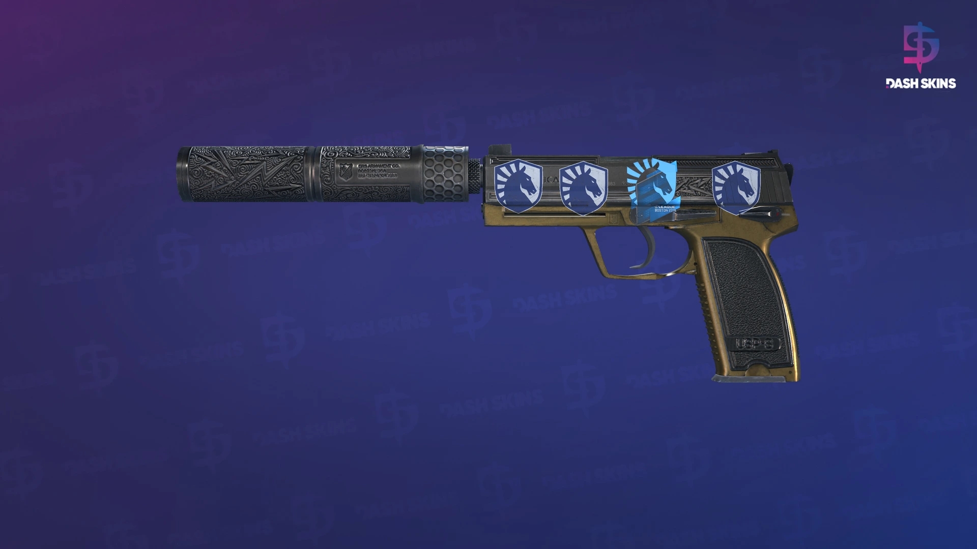 USP-S | Lead Conduit (Well-Worn) Screenshot Playside