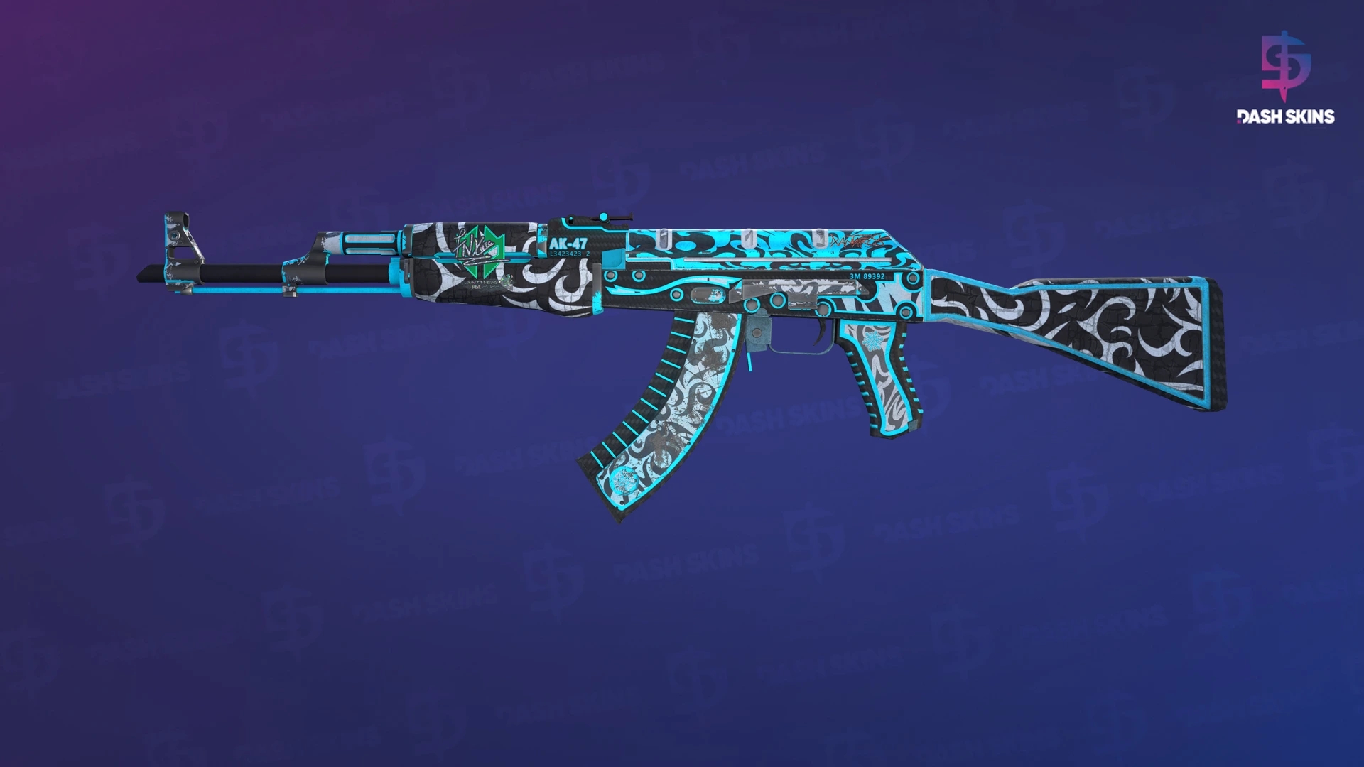 AK-47 | Frontside Misty (Well-Worn) Screenshot Playside
