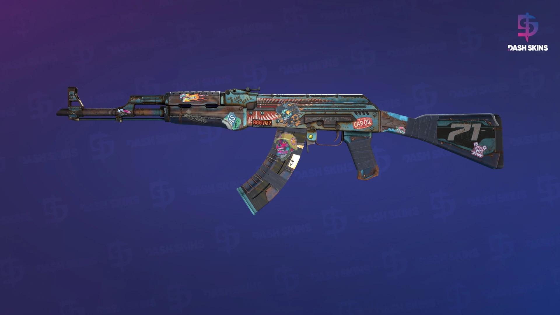 StatTrak™ AK-47 | Rat Rod (Minimal Wear) Screenshot Playside
