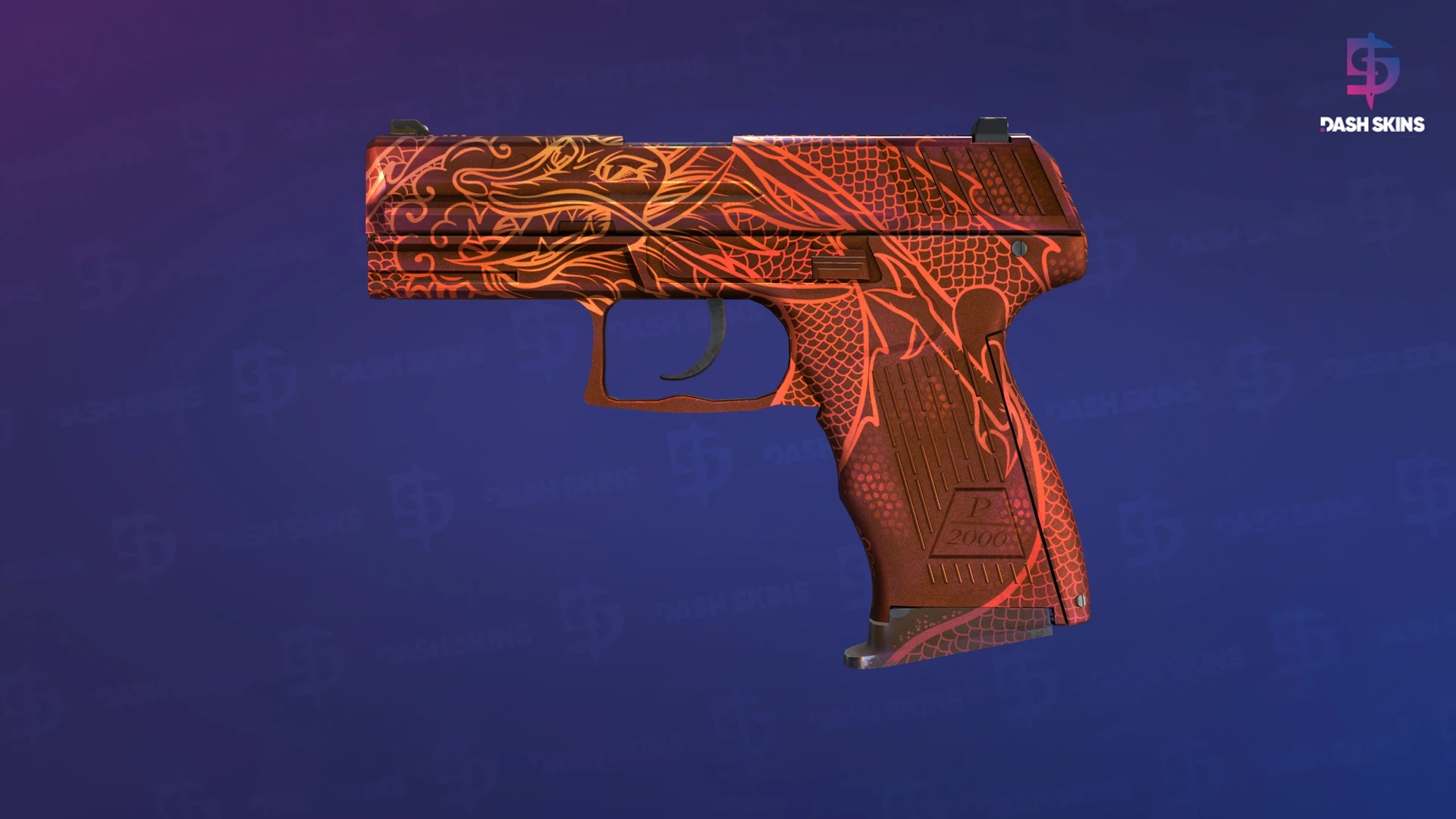 P2000 | Imperial Dragon (Minimal Wear) Screenshot Playside
