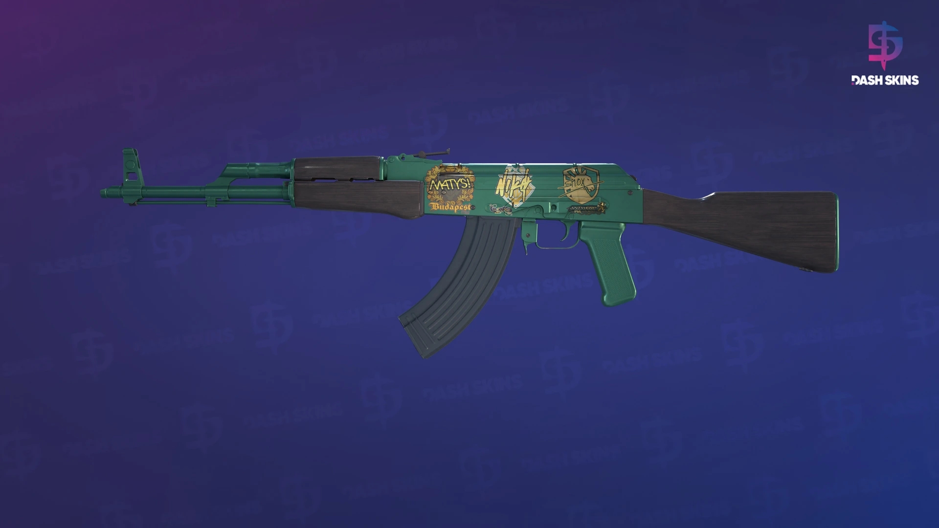 AK-47 | Wintergreen (Factory New) Screenshot Playside
