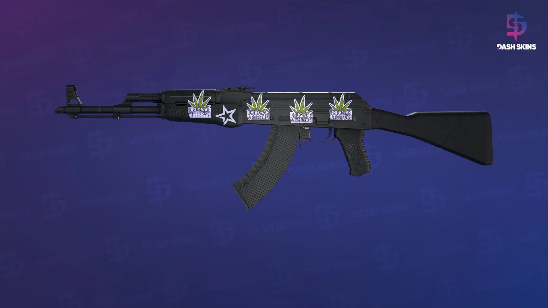AK-47 | Slate (Well-Worn) Screenshot Playside