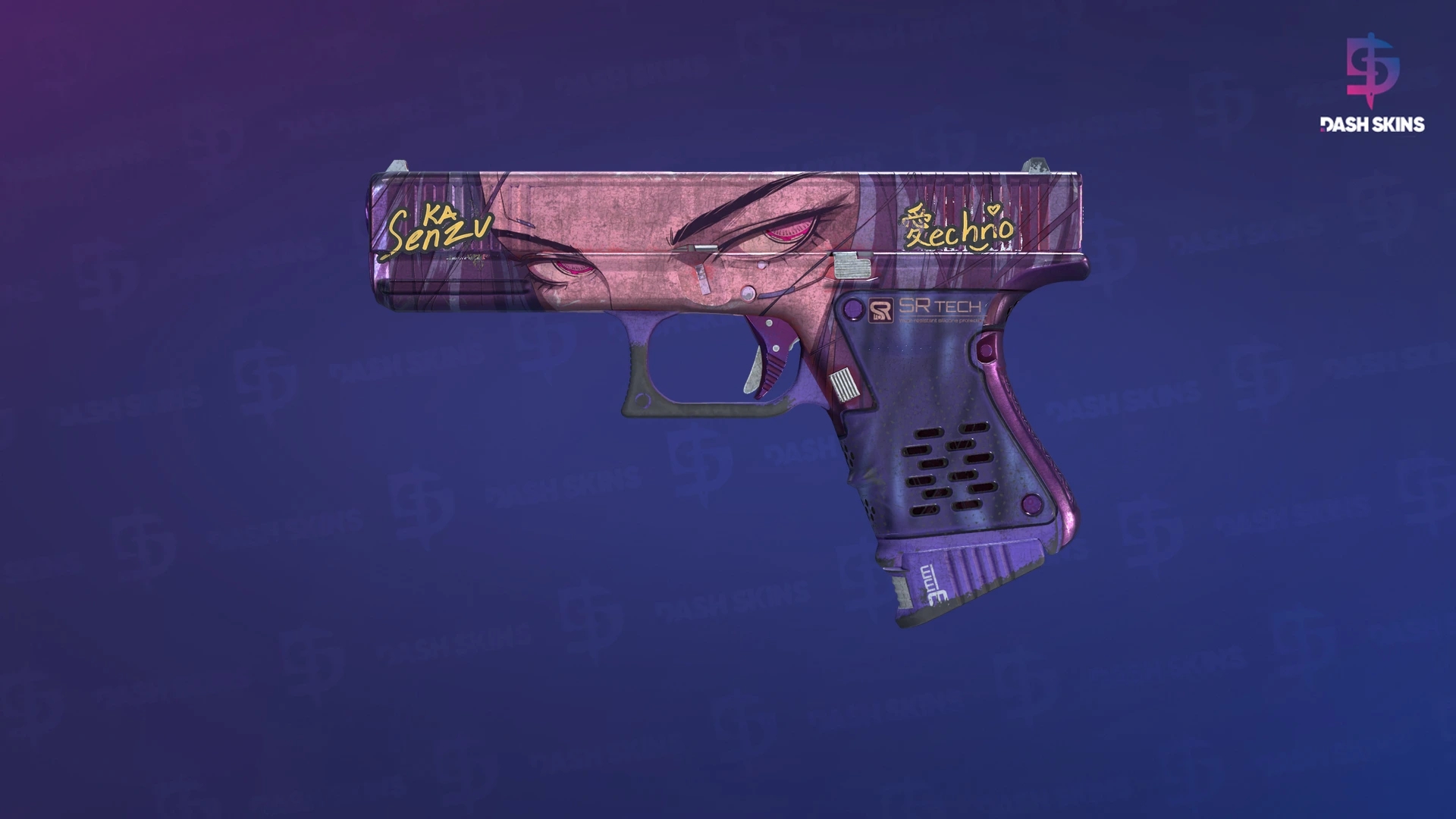 Glock-18 | Shinobu (Battle-Scarred) Screenshot Playside