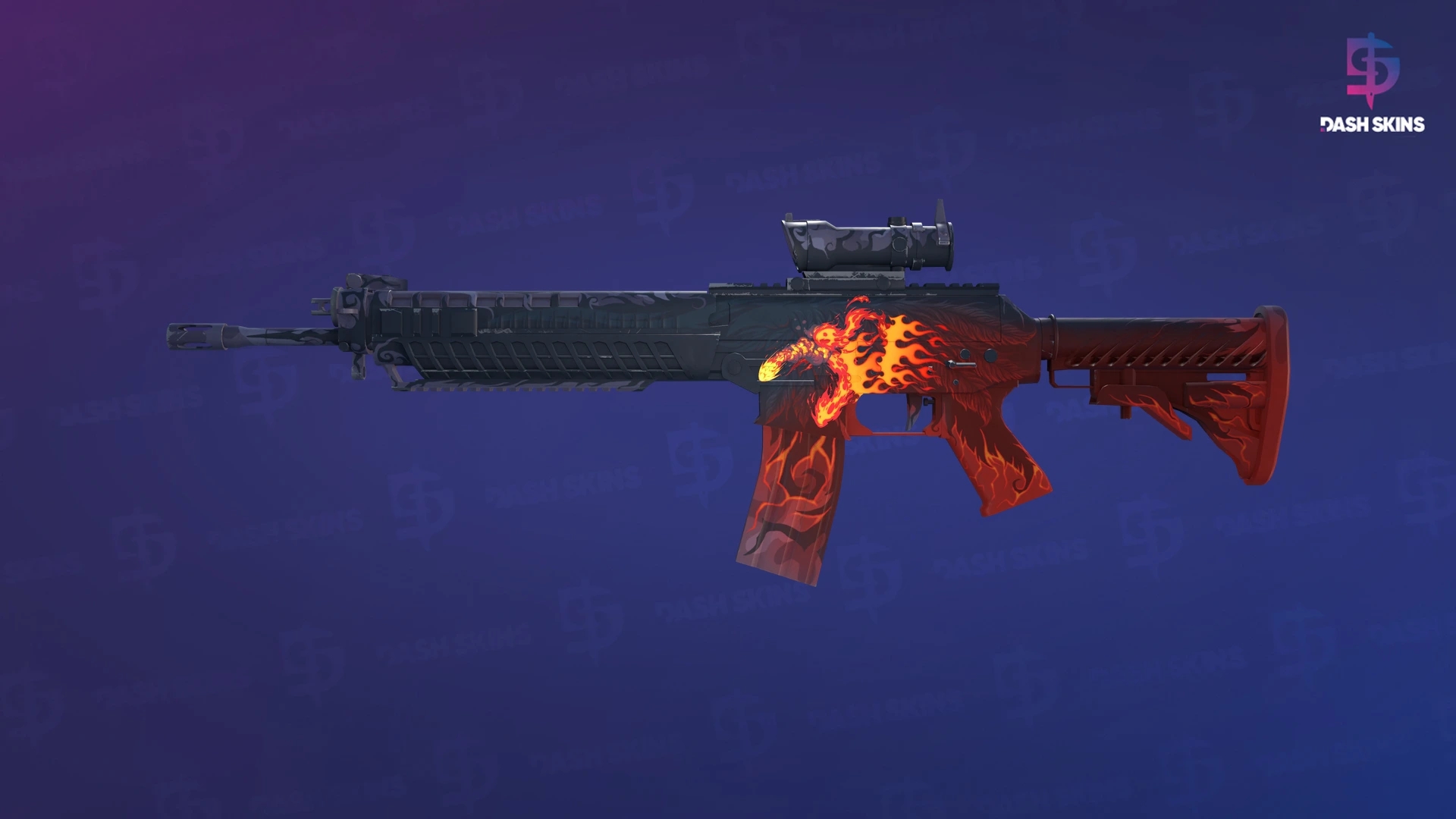 SG 553 | Darkwing (Field-Tested) Screenshot Playside