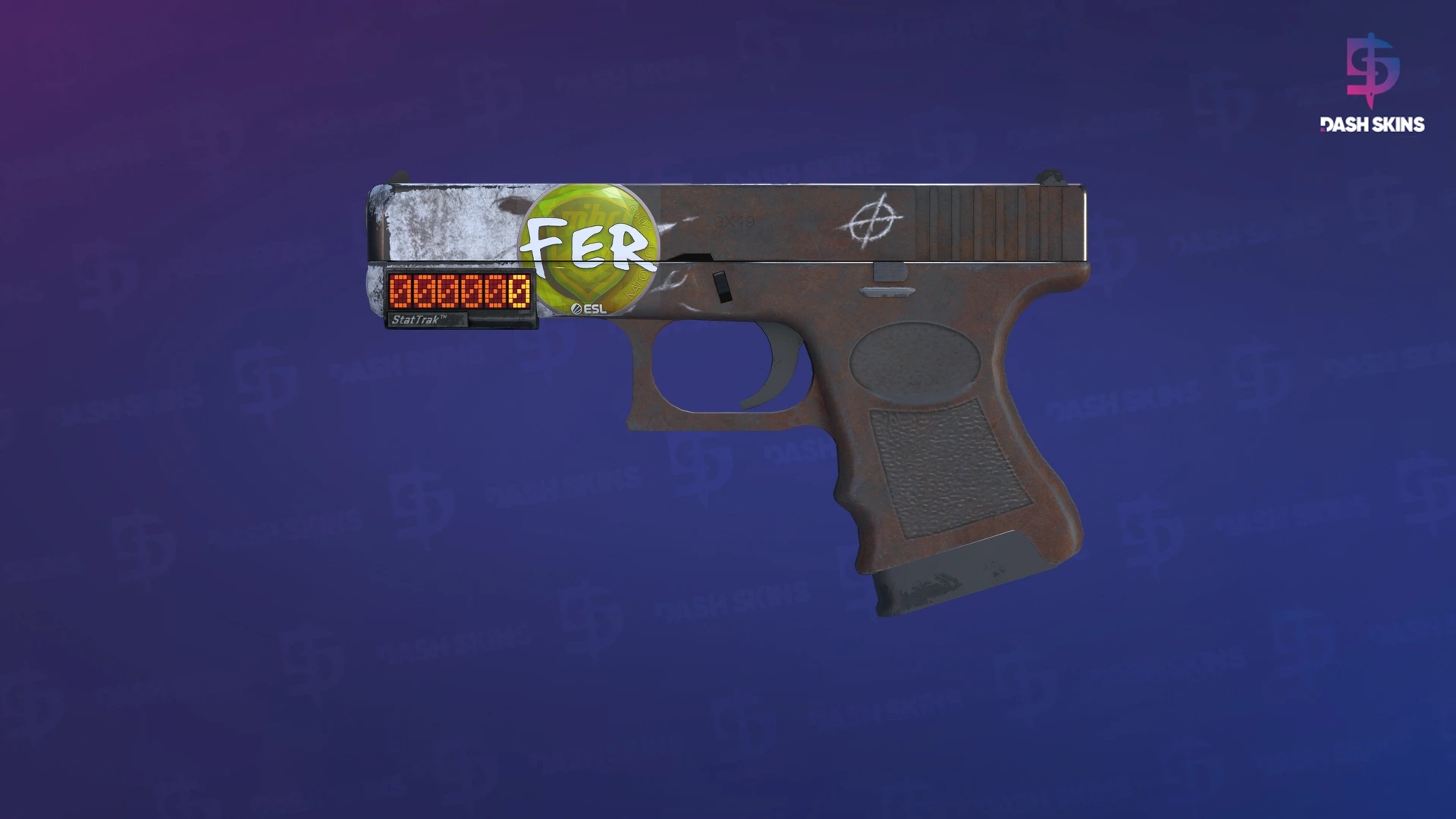 StatTrak™ Glock-18 | Oxide Blaze (Field-Tested) Screenshot Playside