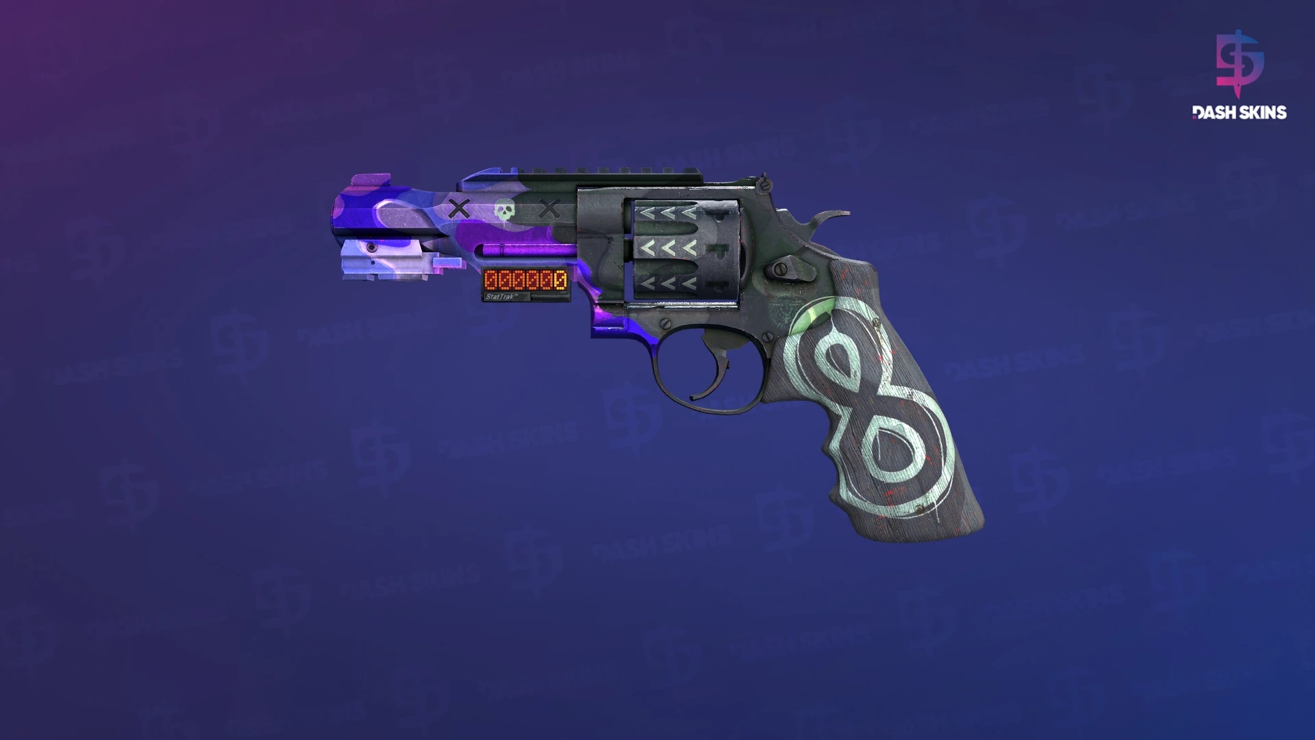 StatTrak™ R8 Revolver | Crazy 8 (Field-Tested) Screenshot Playside