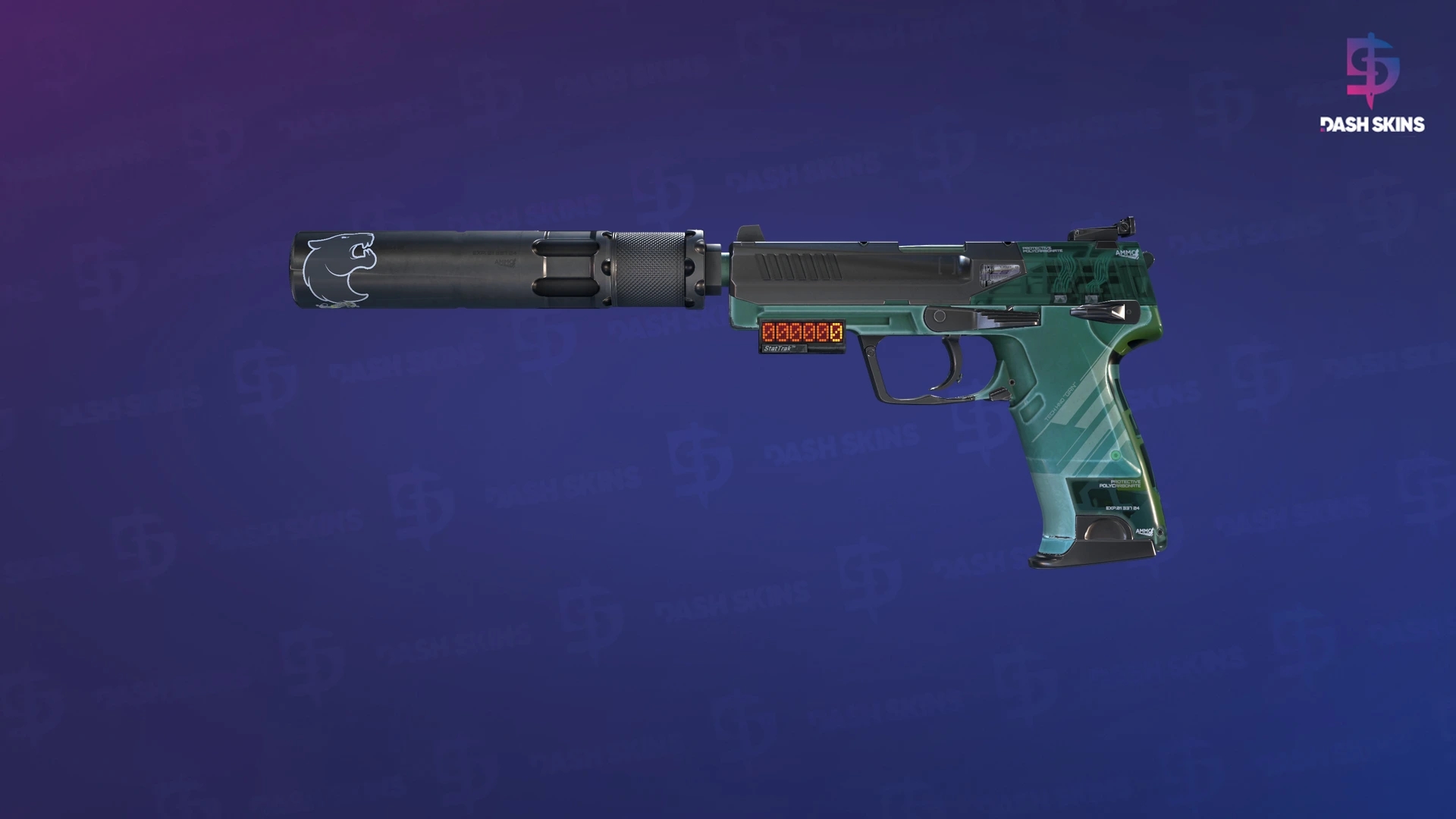 StatTrak™ USP-S | PC-GRN (Minimal Wear) Screenshot Playside