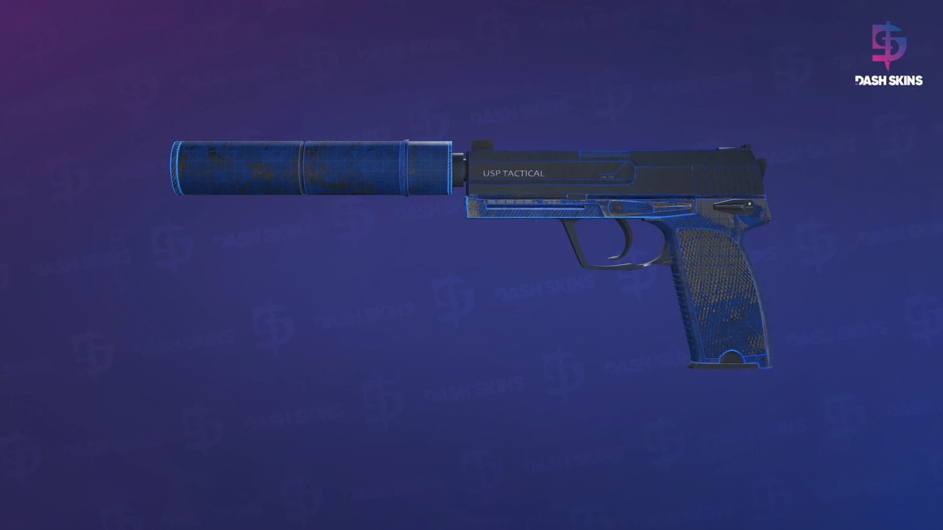 USP-S | Blueprint (Battle-Scarred) Screenshot Playside