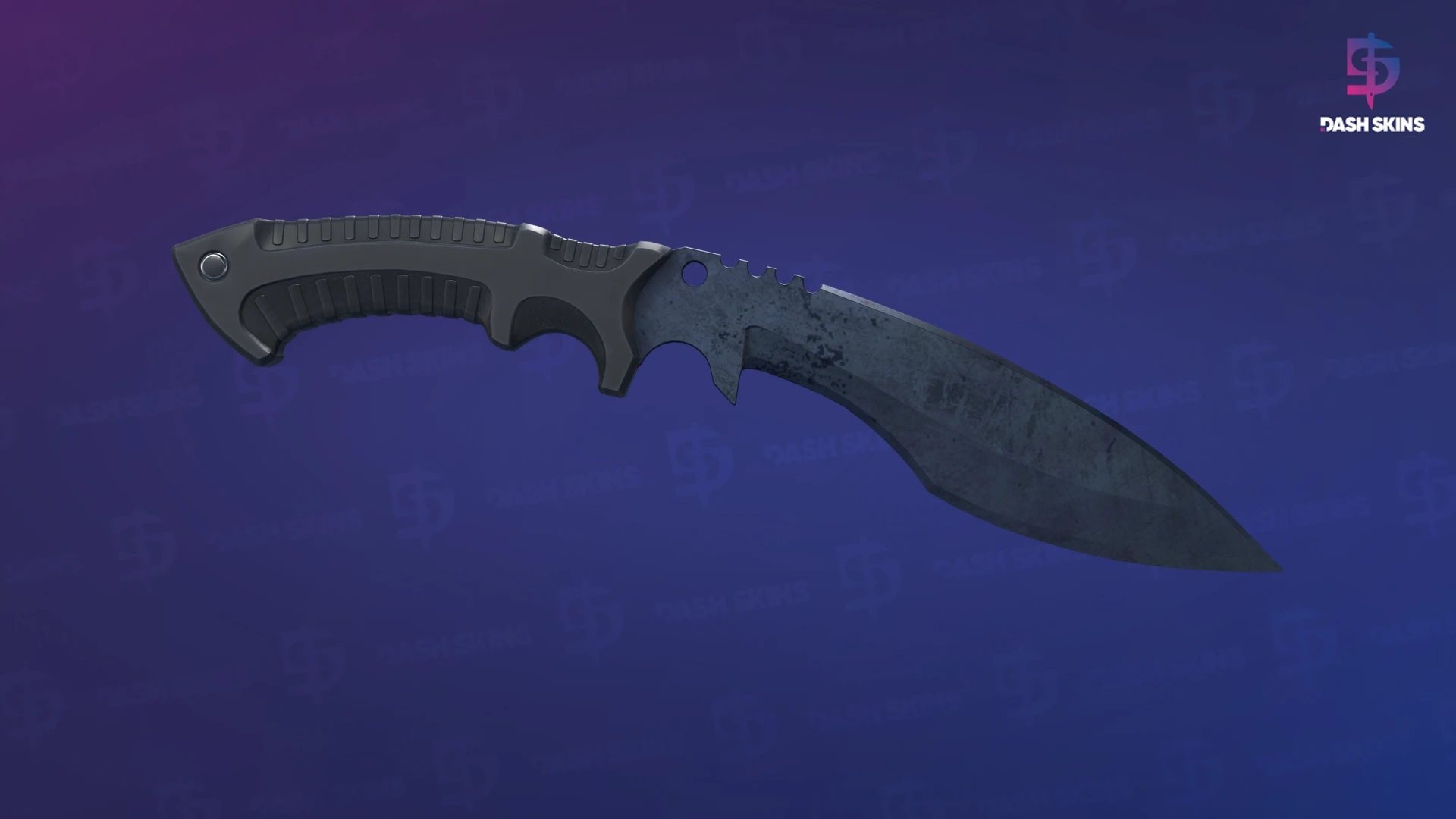 ★ Kukri Knife | Blue Steel (Battle-Scarred) Screenshot Playside