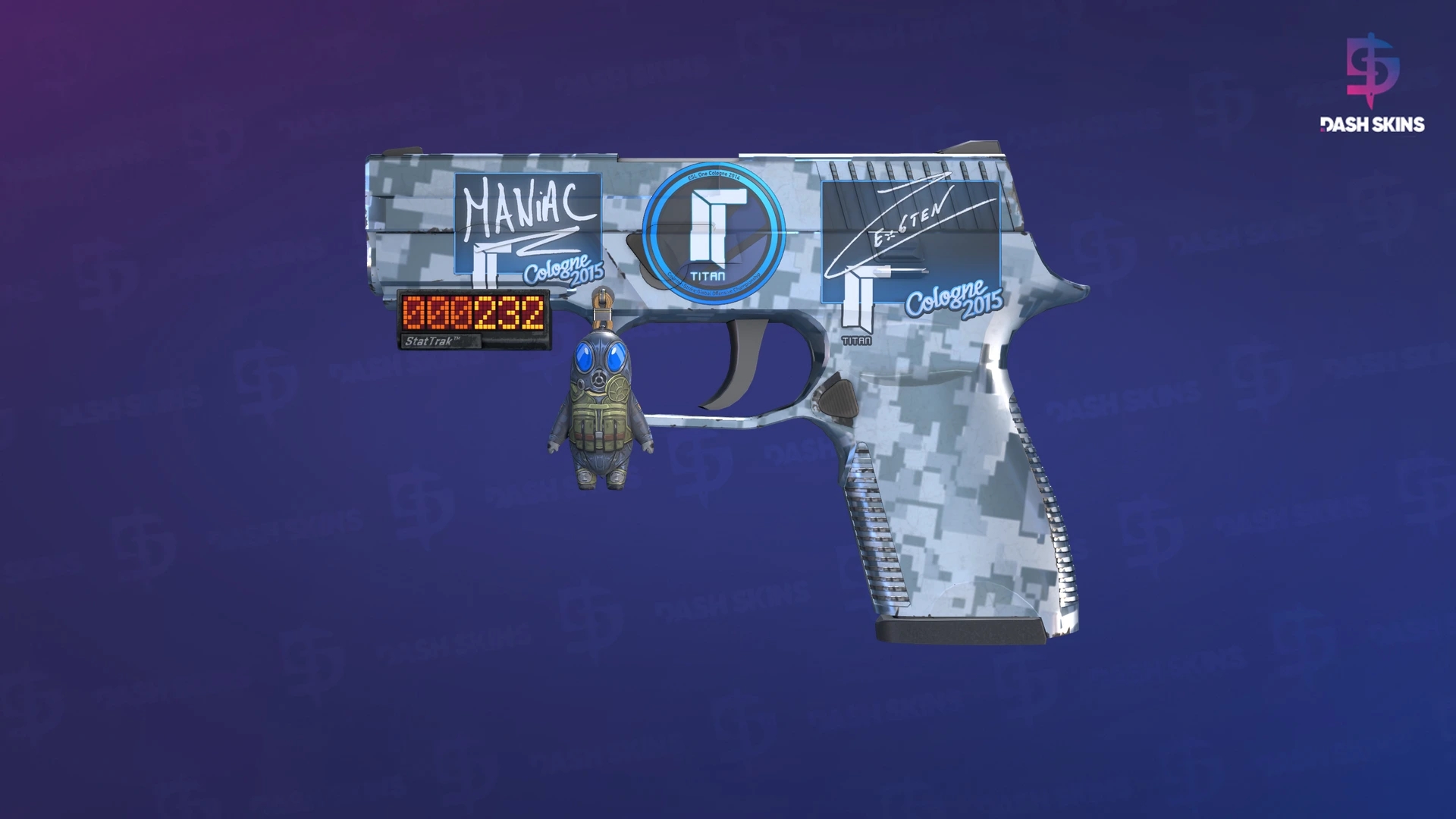 StatTrak™ P250 | Steel Disruption (Minimal Wear) Screenshot Playside