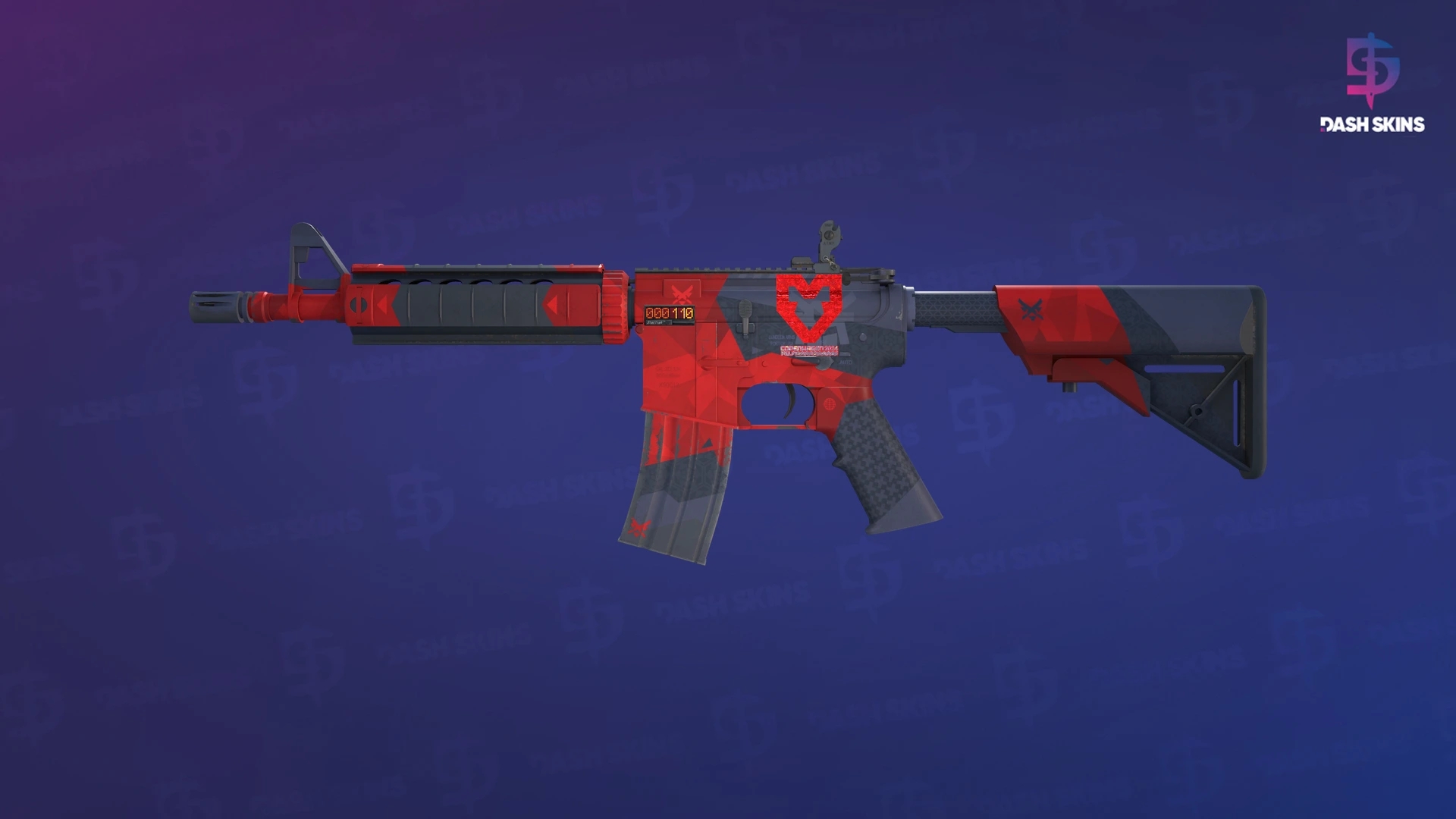 StatTrak™ M4A4 | Evil Daimyo (Minimal Wear) Screenshot Playside