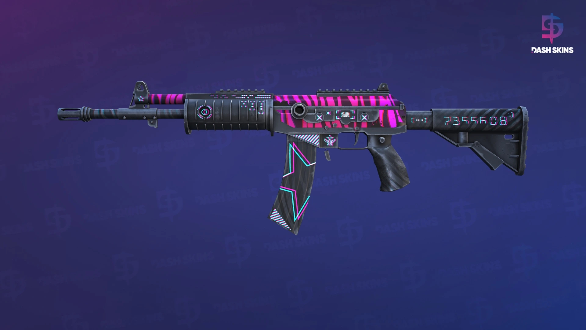 Galil AR | Chromatic Aberration (Minimal Wear) Screenshot Playside