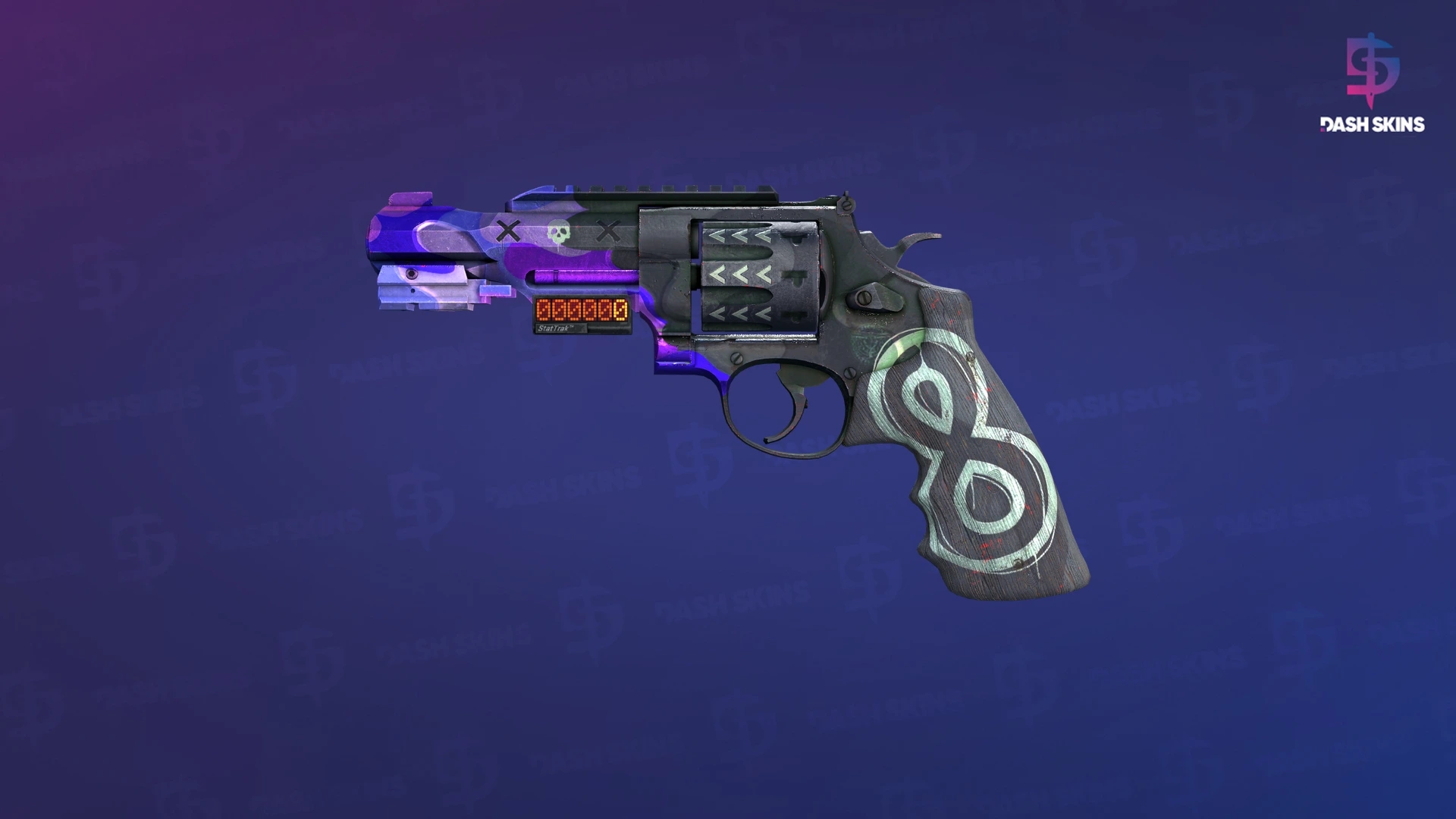 StatTrak™ R8 Revolver | Crazy 8 (Field-Tested) Screenshot Playside