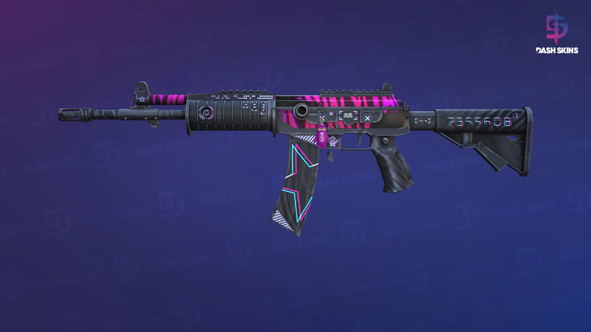 Galil AR | Chromatic Aberration (Well-Worn) Screenshot Playside