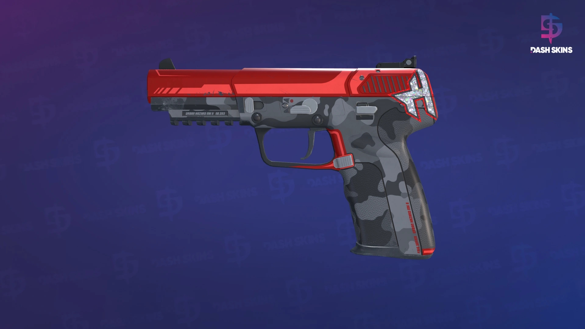 Five-SeveN | Urban Hazard (Minimal Wear) Screenshot Playside