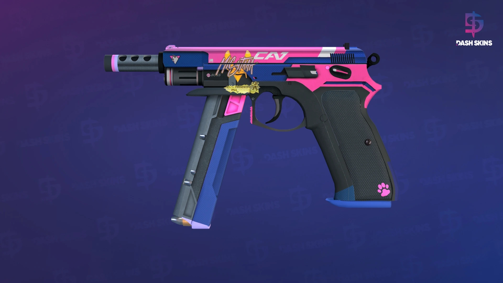 CZ75-Auto | Tacticat (Factory New) Screenshot Playside