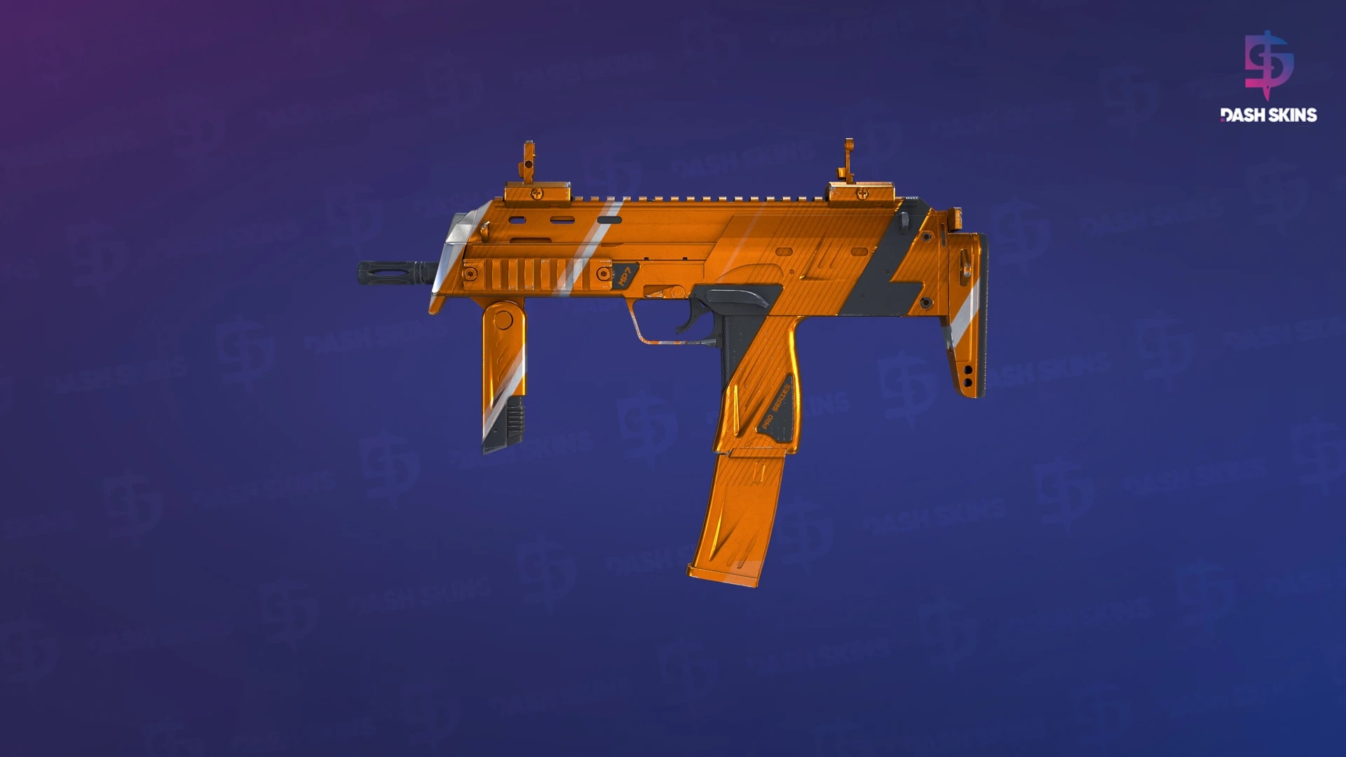MP7 | Amberline (Minimal Wear) Screenshot Playside