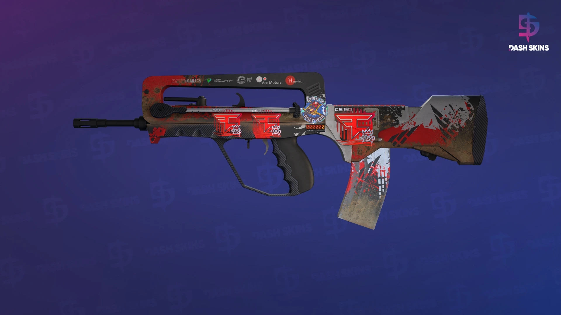 StatTrak™ FAMAS | Roll Cage (Field-Tested) Screenshot Playside