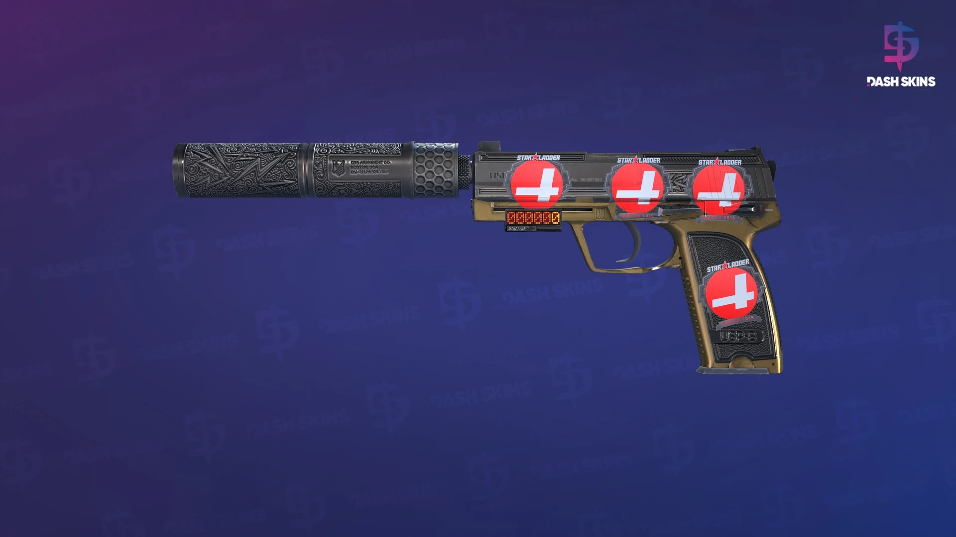 StatTrak™ USP-S | Lead Conduit (Minimal Wear) Screenshot Playside