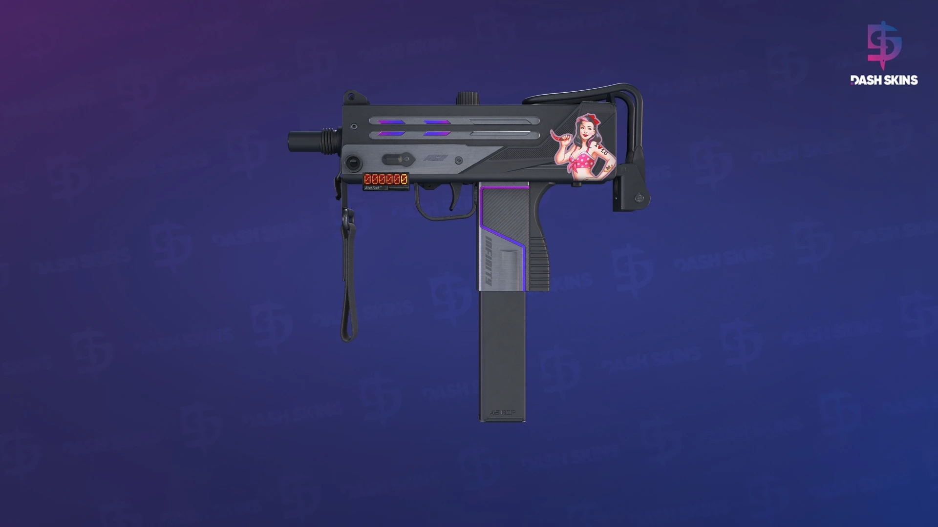 StatTrak™ MAC-10 | Light Box (Minimal Wear) Screenshot Playside