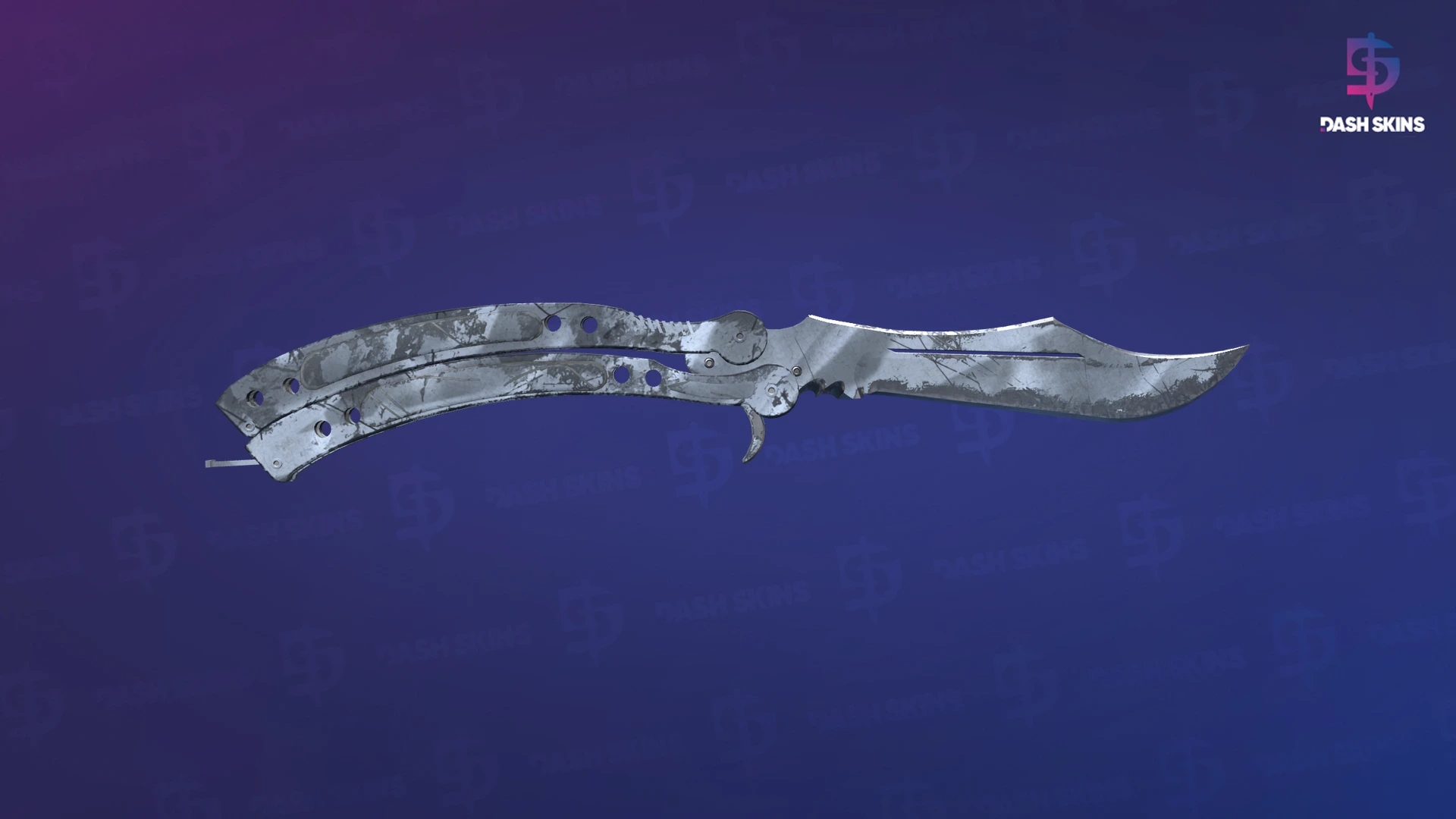 ★ Butterfly Knife | Urban Masked (Well-Worn) Screenshot Playside
