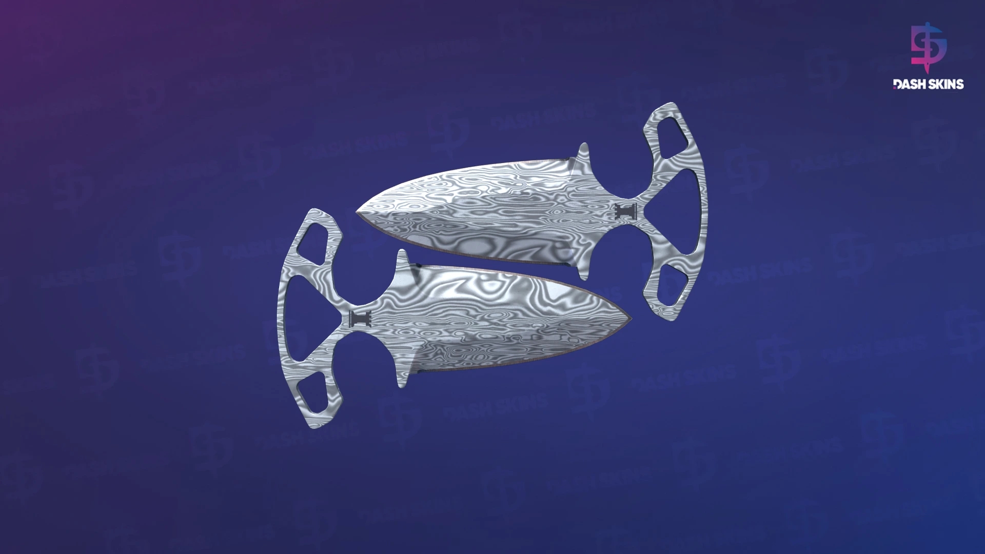 ★ Shadow Daggers | Damascus Steel (Minimal Wear) Screenshot Playside