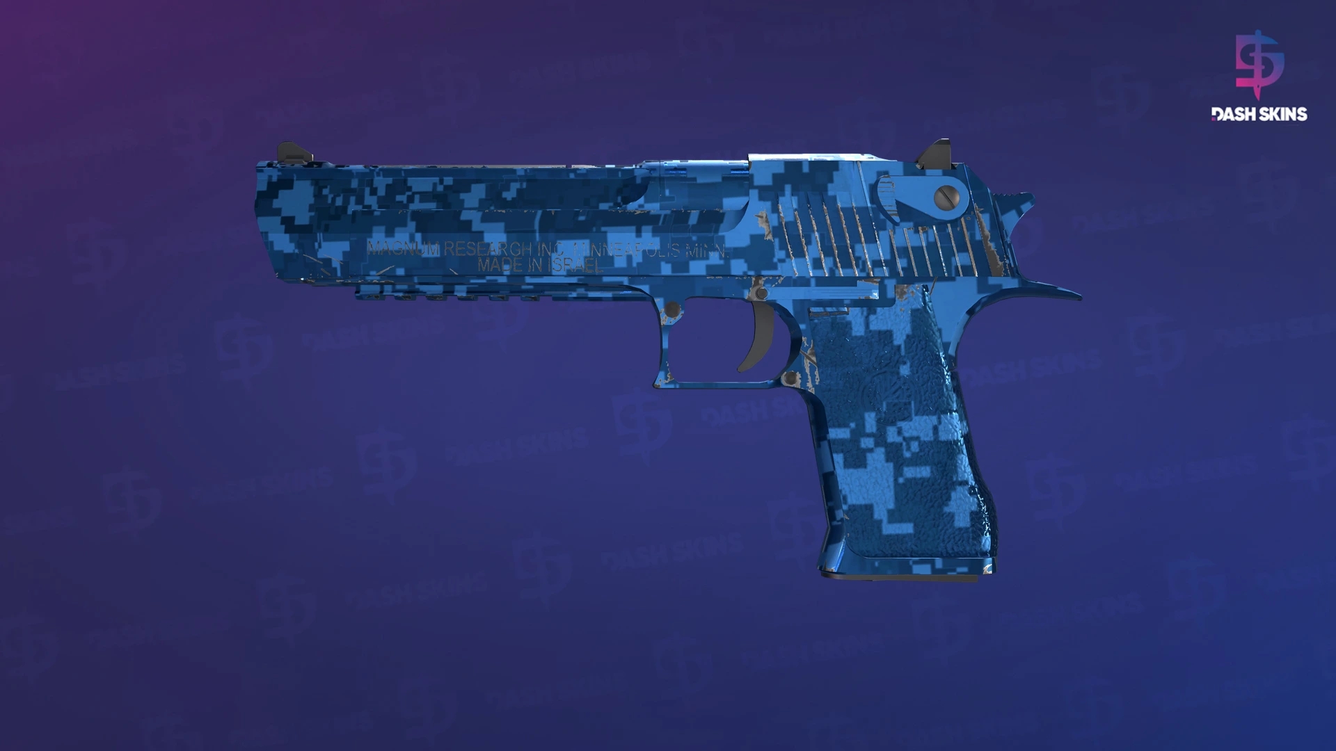 Desert Eagle | Cobalt Disruption (Minimal Wear) Screenshot Playside