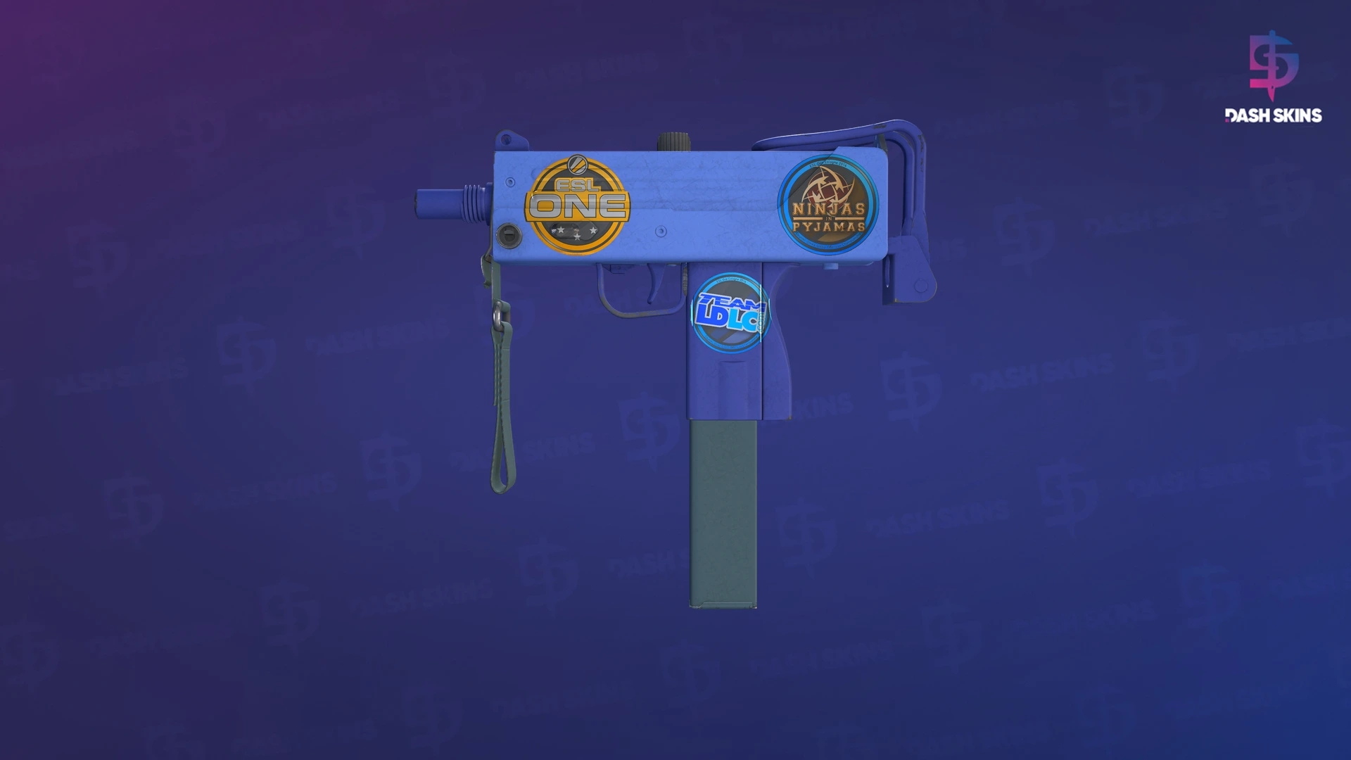 Souvenir MAC-10 | Indigo (Minimal Wear) Screenshot Playside