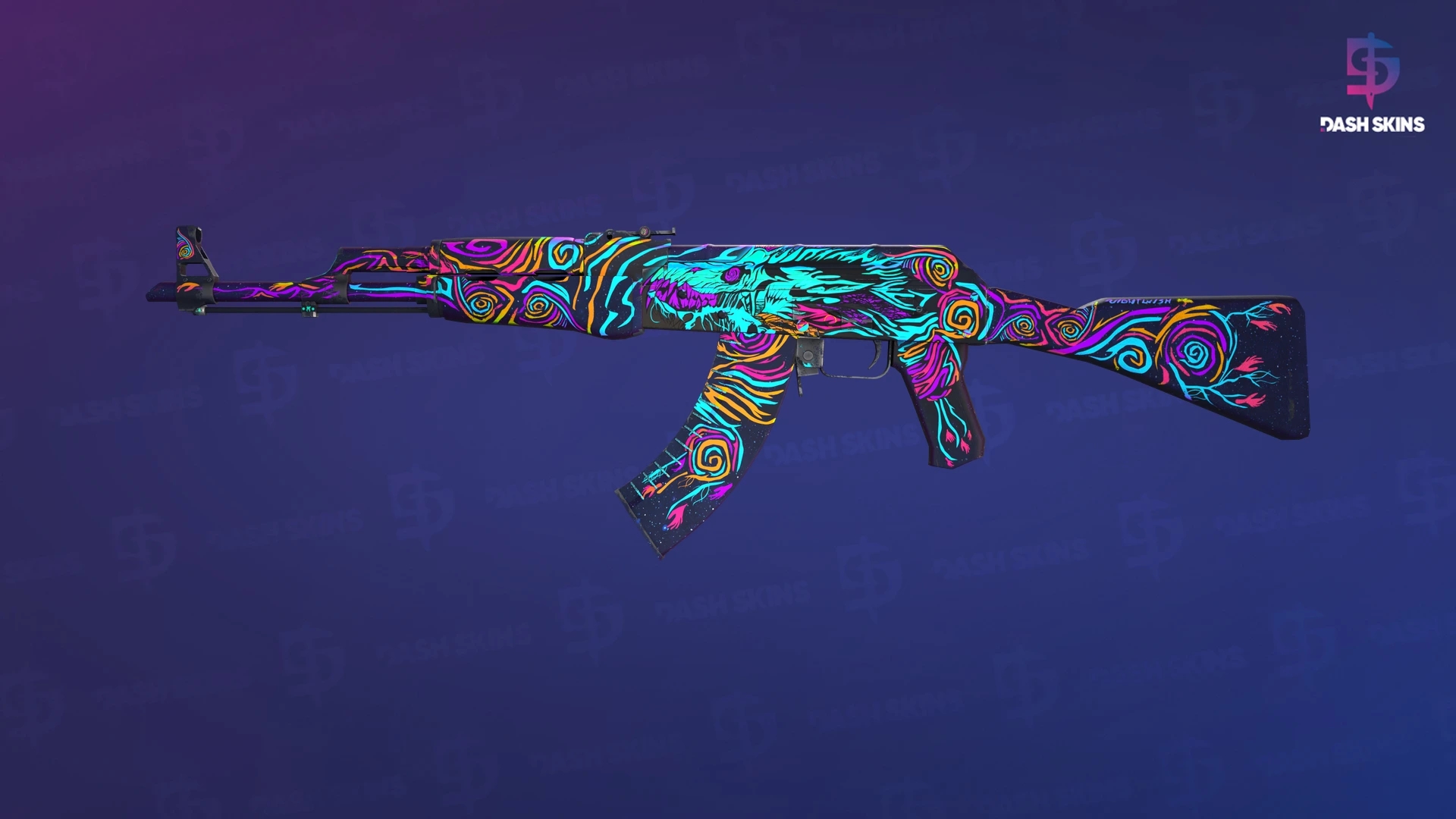 AK-47 | Nightwish (Minimal Wear) Screenshot Playside