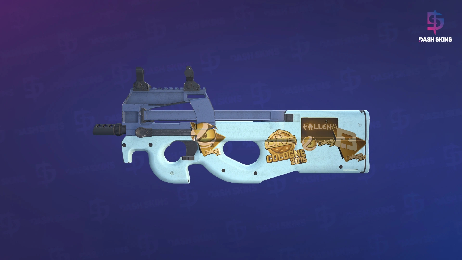 Souvenir P90 | Storm (Field-Tested) Screenshot Playside