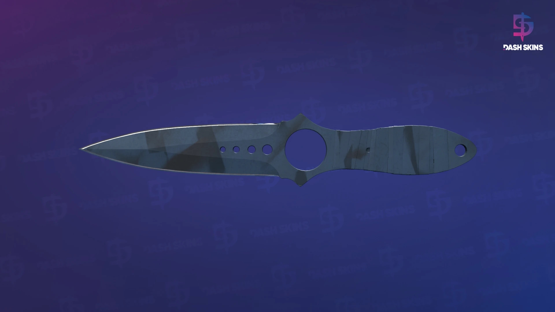 ★ Skeleton Knife | Night Stripe (Field-Tested) Screenshot Playside