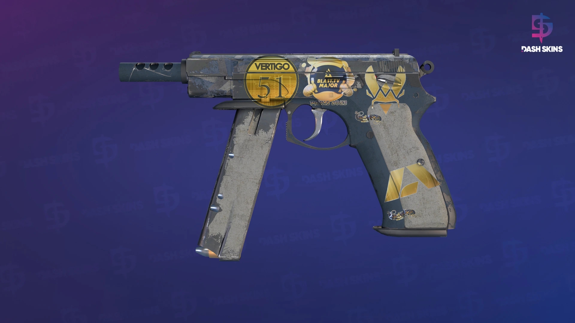 Souvenir CZ75-Auto | Framework (Battle-Scarred) Screenshot Playside