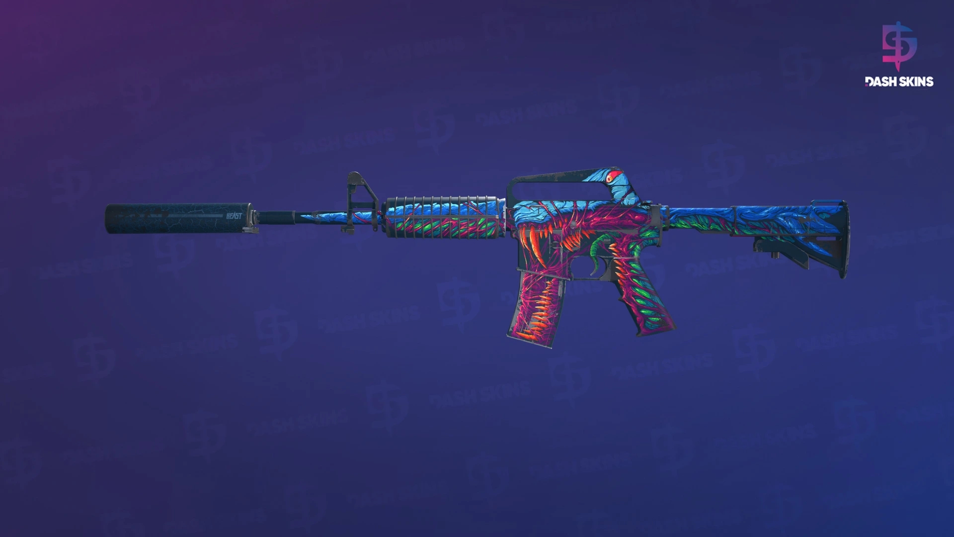 M4A1-S | Hyper Beast (Well-Worn) Screenshot Playside