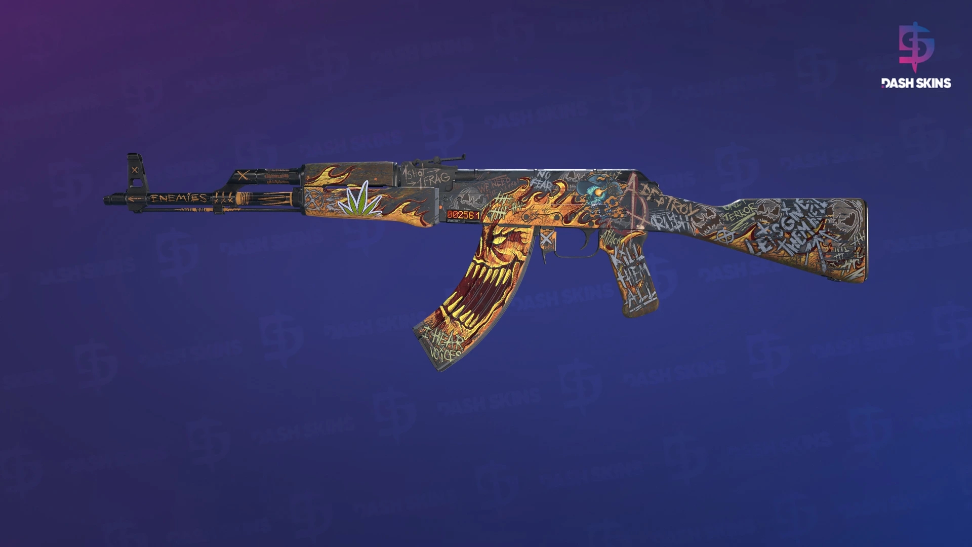 StatTrak™ AK-47 | Searing Rage (Field-Tested) Screenshot Playside