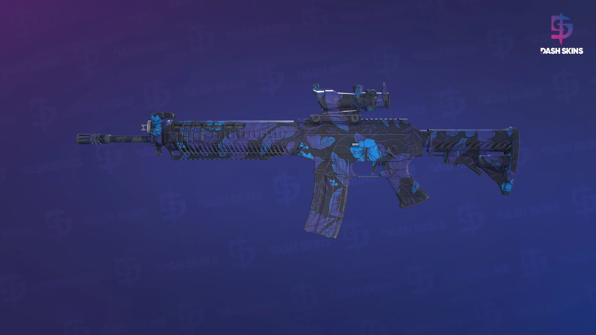 SG 553 | Aloha (Minimal Wear) Screenshot Playside