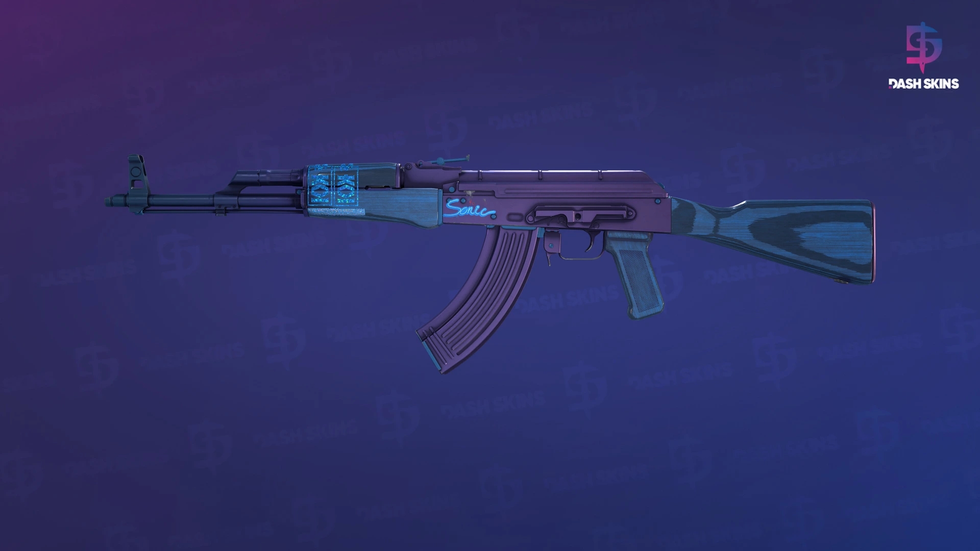 AK-47 | Midnight Laminate (Factory New) Screenshot Playside