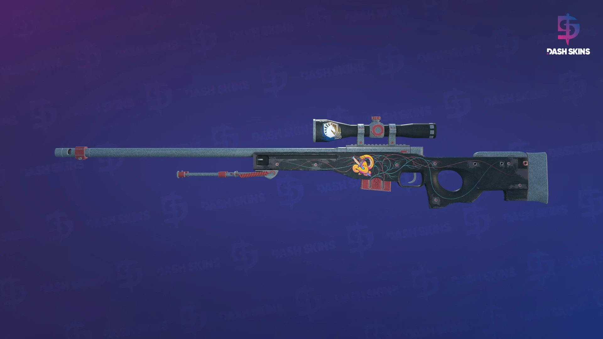AWP | Capillary (Field-Tested) Screenshot Playside
