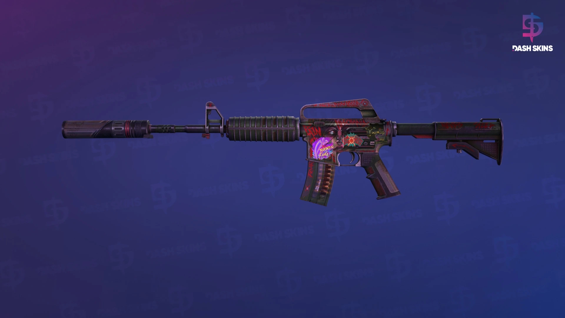 M4A1-S | Night Terror (Well-Worn) Screenshot Playside
