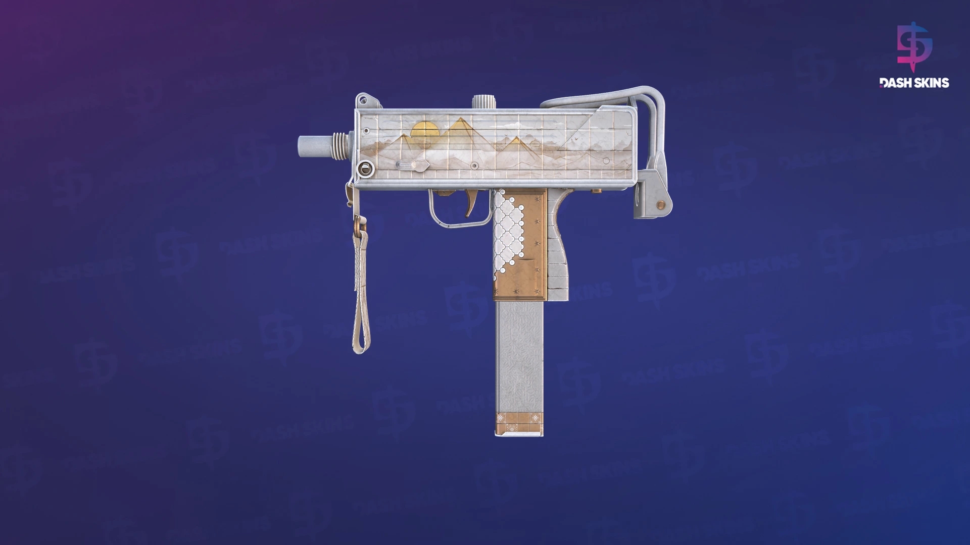 MAC-10 | Arabesque Mosaic (Minimal Wear) Screenshot Playside