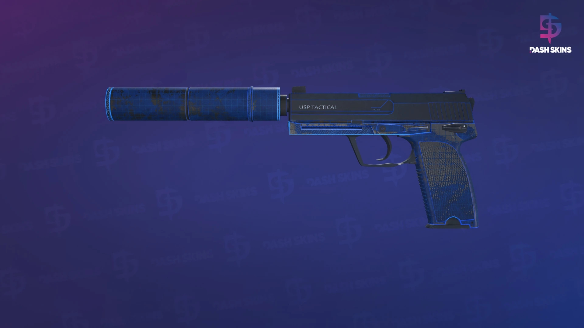USP-S | Blueprint (Battle-Scarred) Screenshot Playside