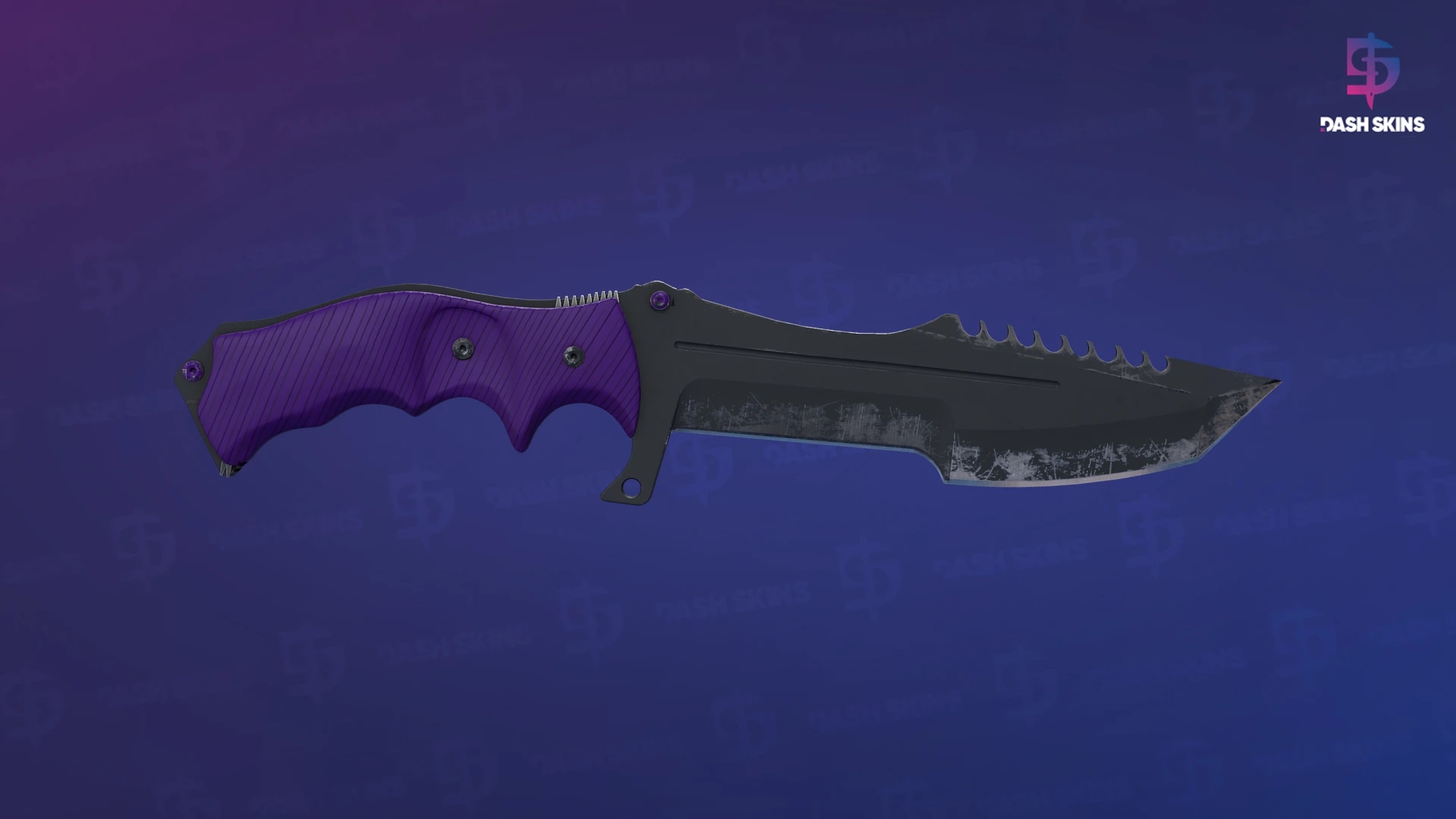 ★ Huntsman Knife | Ultraviolet (Field-Tested) Screenshot Playside