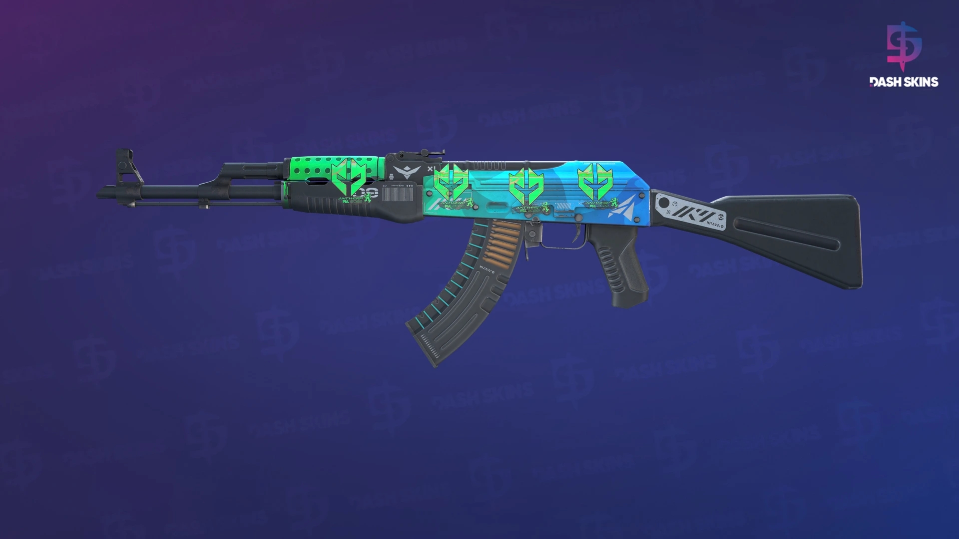 AK-47 | Ice Coaled (Field-Tested) Screenshot Playside
