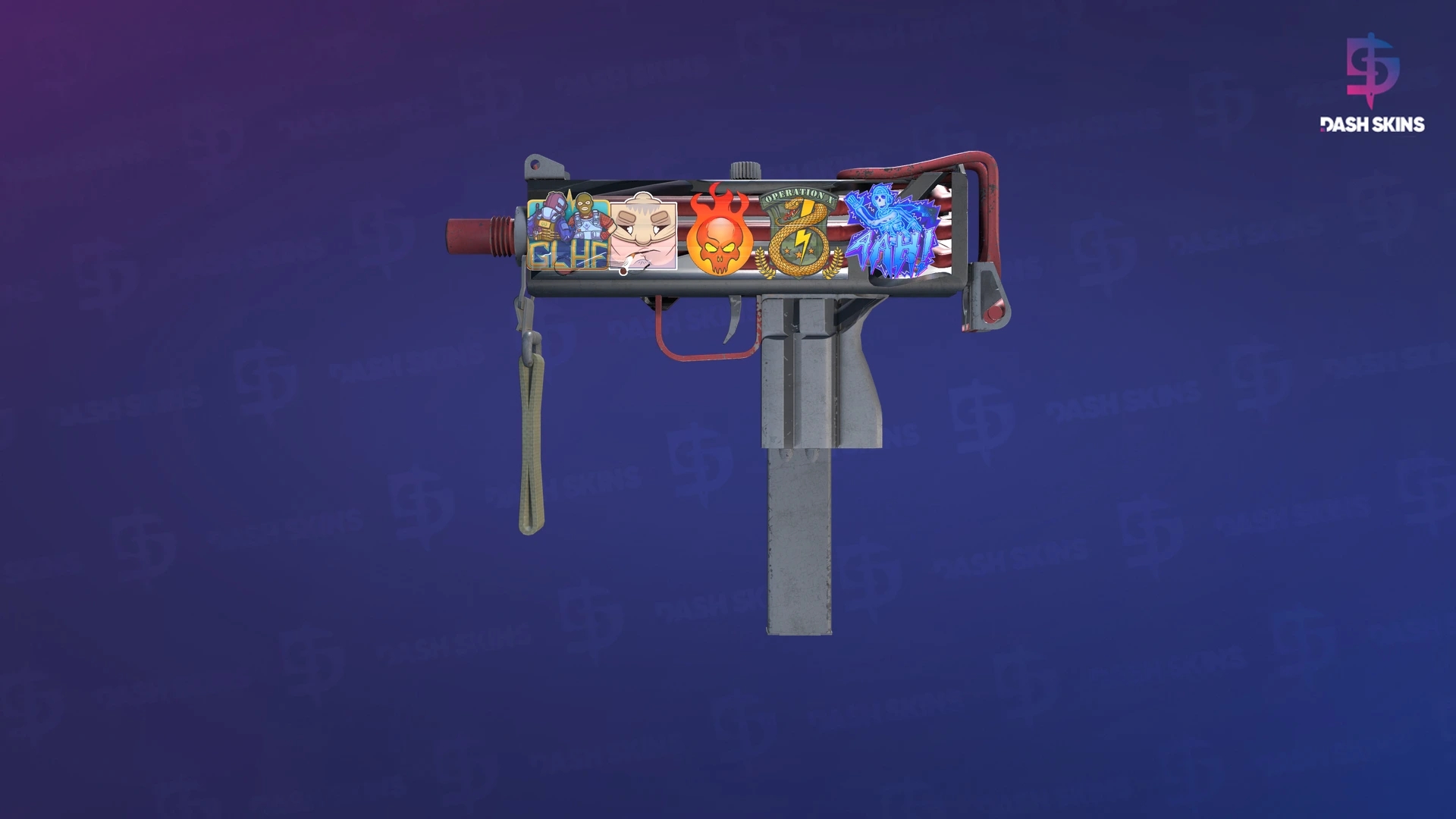 MAC-10 | Pipe Down (Well-Worn) Screenshot Playside